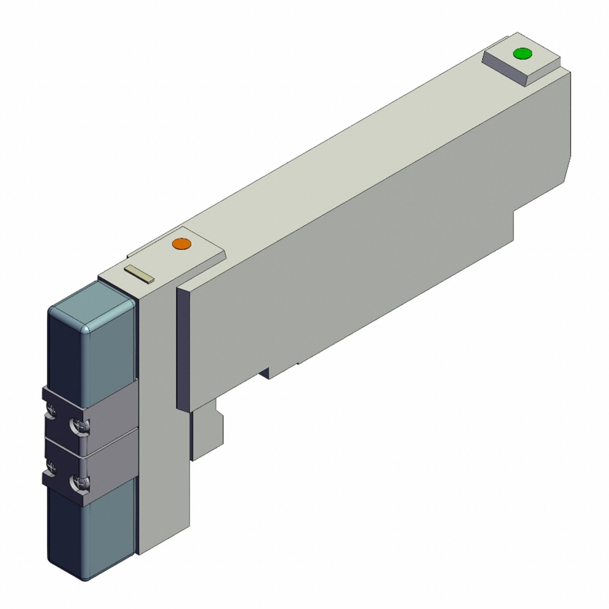 Solenoid Valve: Double Solenoid, Five-Way / Three-Position, 16.45 scfm Flow Rate - Max, Plug-In