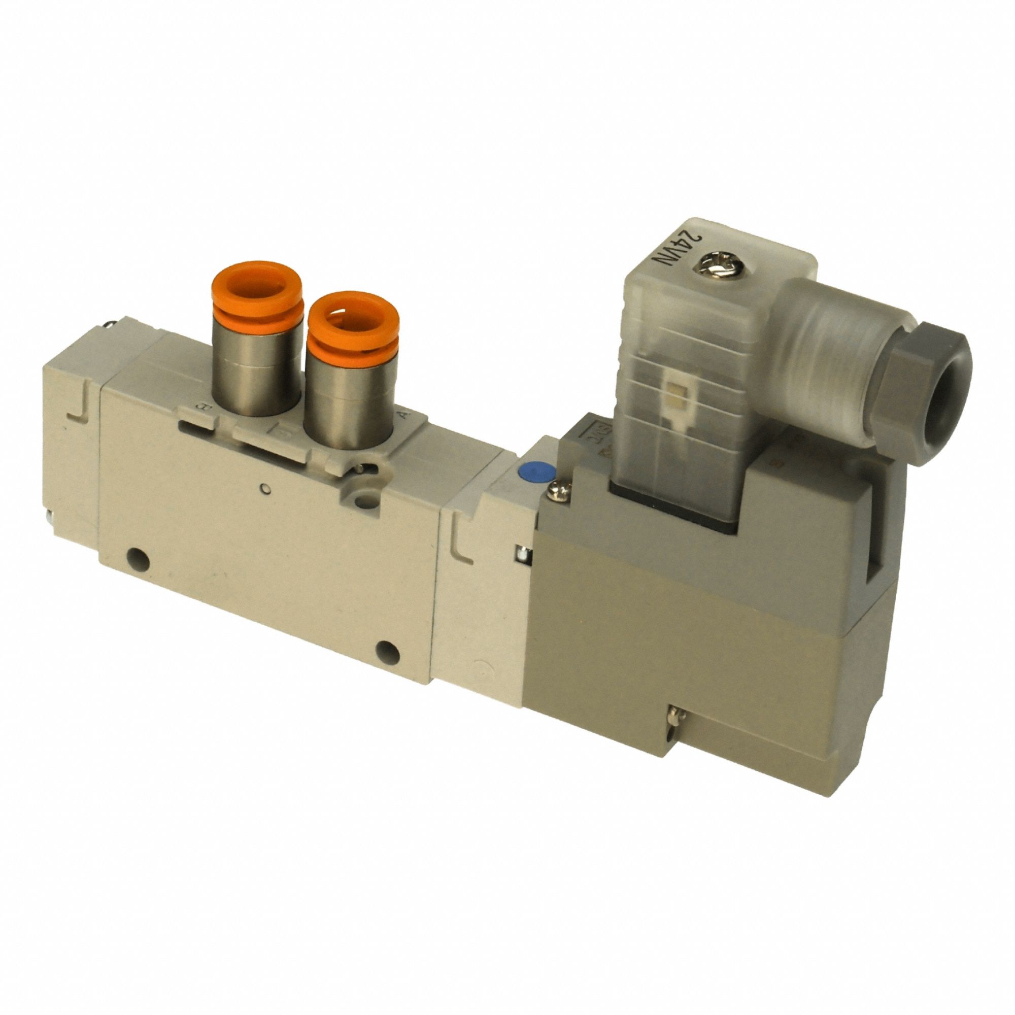 Solenoid Air Control Valve: VQZ2000, Two-Position, 24 V, Single Solenoid, 0.1 MPa to 0.7 MPa, 1