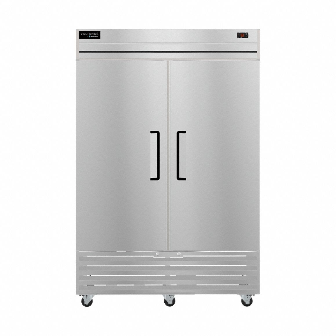 Refrigerator: Stainless Steel, 42.5 cu ft Total Capacity, 2 Doors