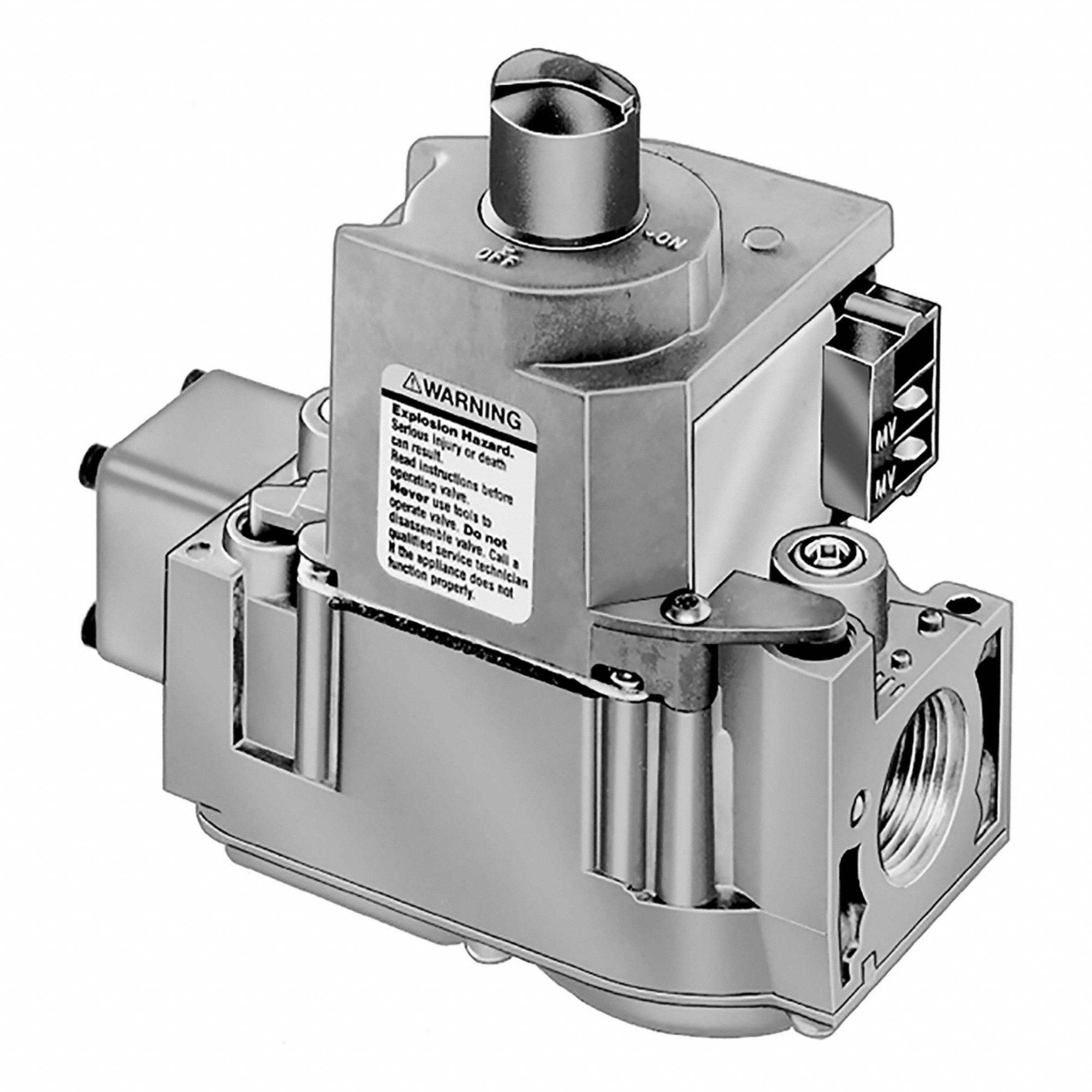 DIRECT IGNITION GAS VALVE STAND OPENING