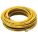 AIR HOSE, ¼ IN INSIDE DIAMETER, YELLOW, BRASS 1/4 IN MNPT X BRASS 1/4 IN MNPT, 25 FT L