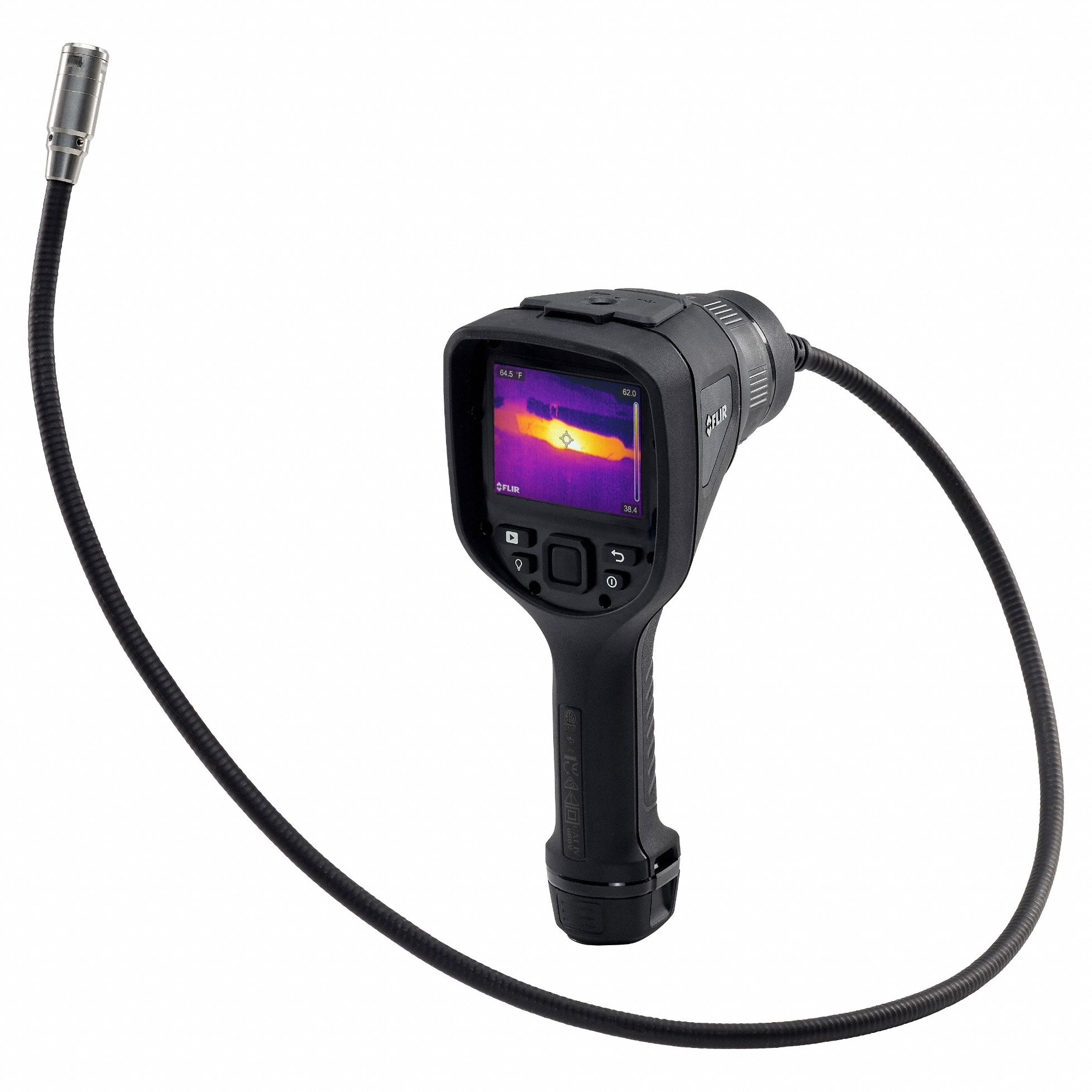 FLIR, 160 x 120, 3 3/8 ft Shaft Lg, Video Borescope Kit - 817MK2|VS290 ...