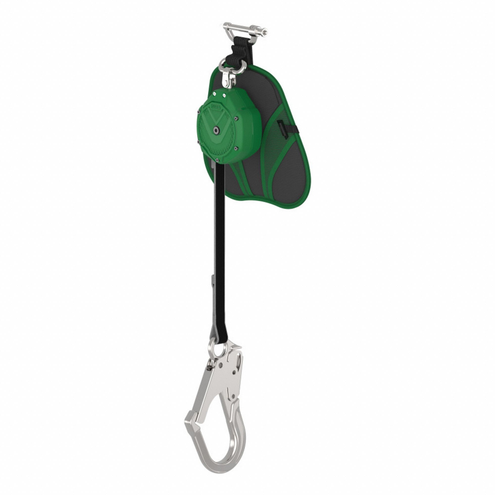 Self-Retracting Lifeline: 2 1/2 inAluminum Rebar Hook Anchor, 6 ft Line, 130 lb Min Wt