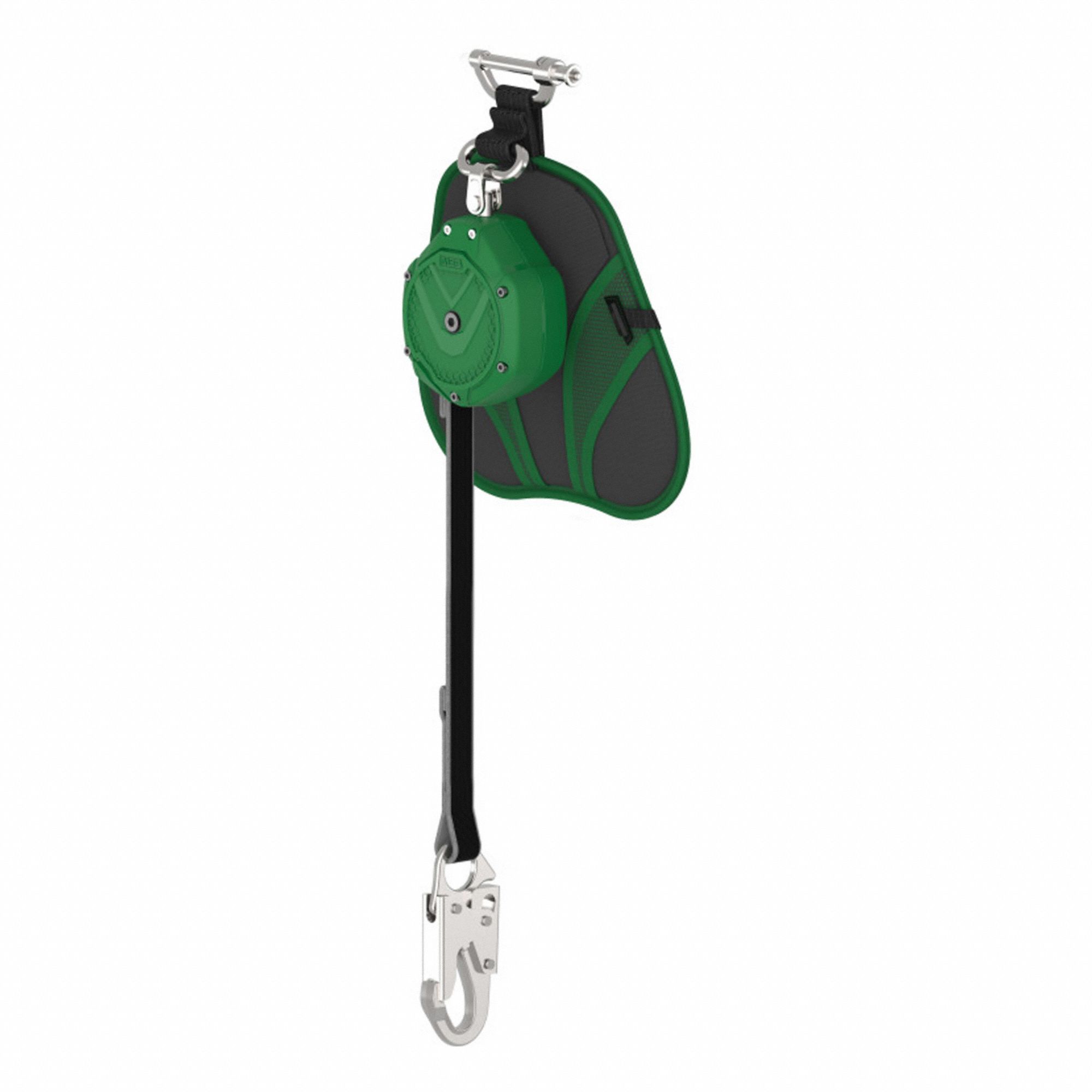 Self-Retracting Lifeline: Steel Snap Hook Anchor, Harness Aluminum Quick-Connect