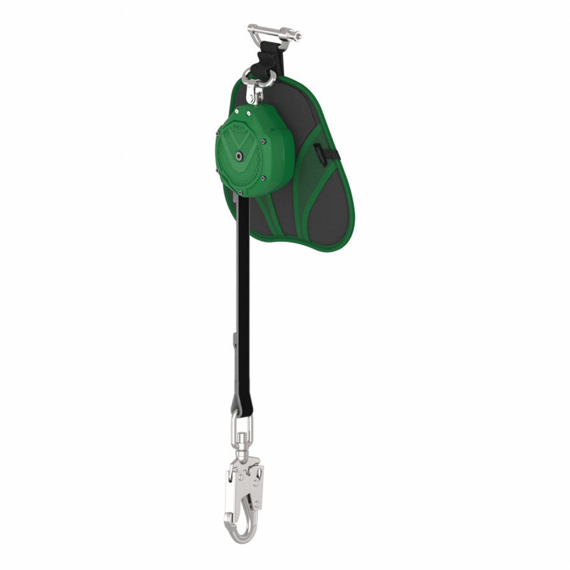 Self-Retracting Lifeline: Steel Snap Hook Anchor, Harness Aluminum Quick-Connect