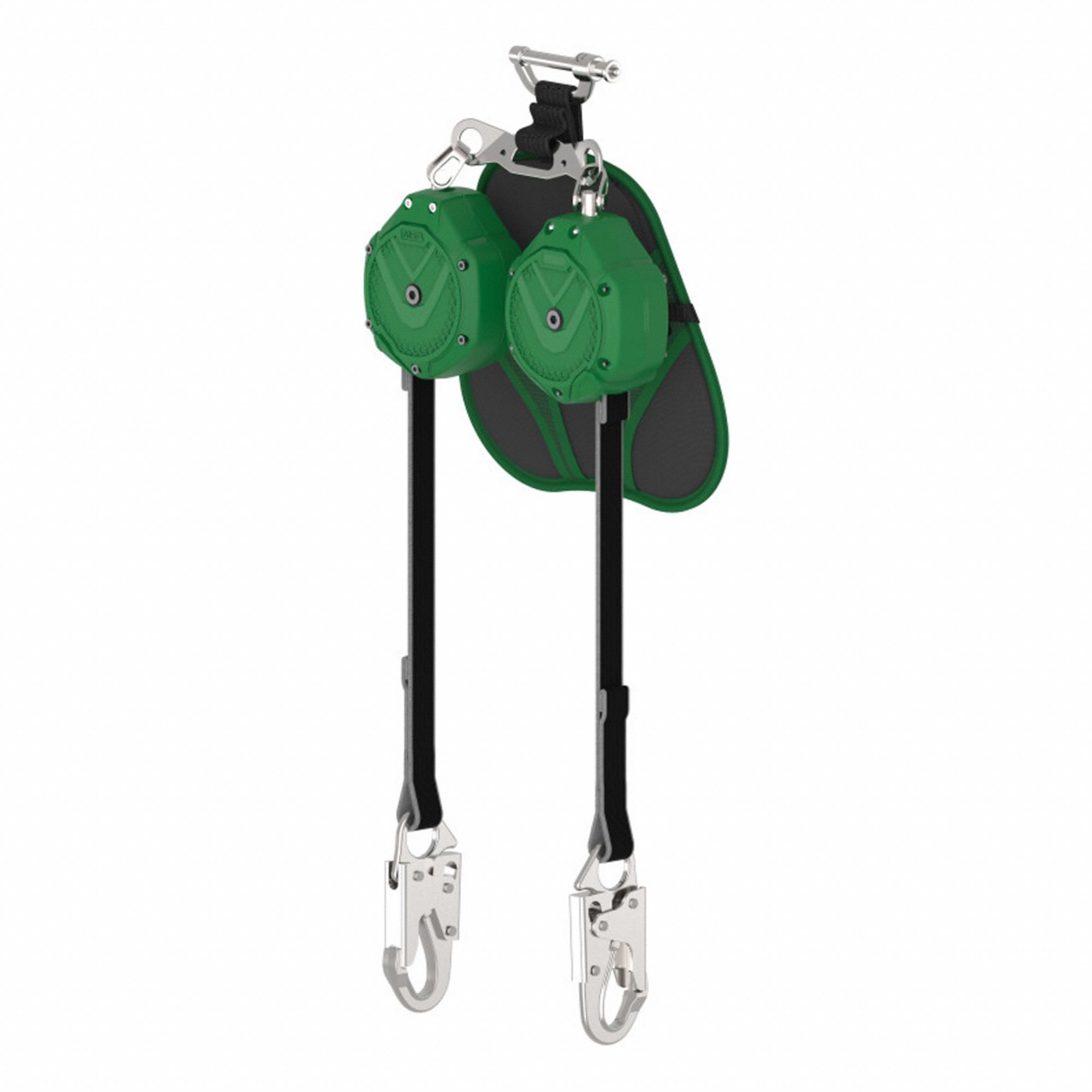 Self-Retracting Lifeline: Steel Snap Hook Anchor, Harness Aluminum Quick-Connect