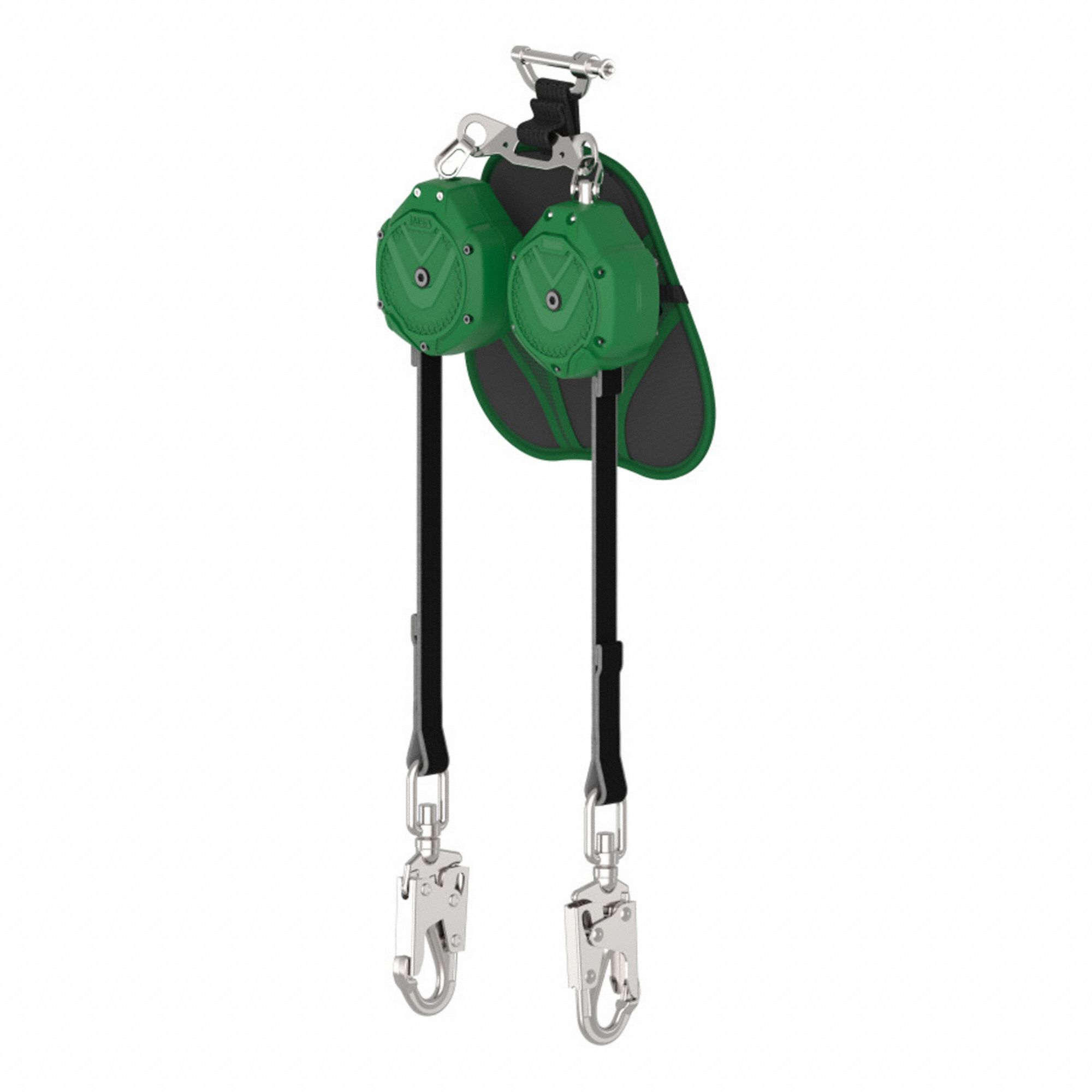 Self-Retracting Lifeline: Steel Snap Hook Anchor, Harness Aluminum Quick-Connect