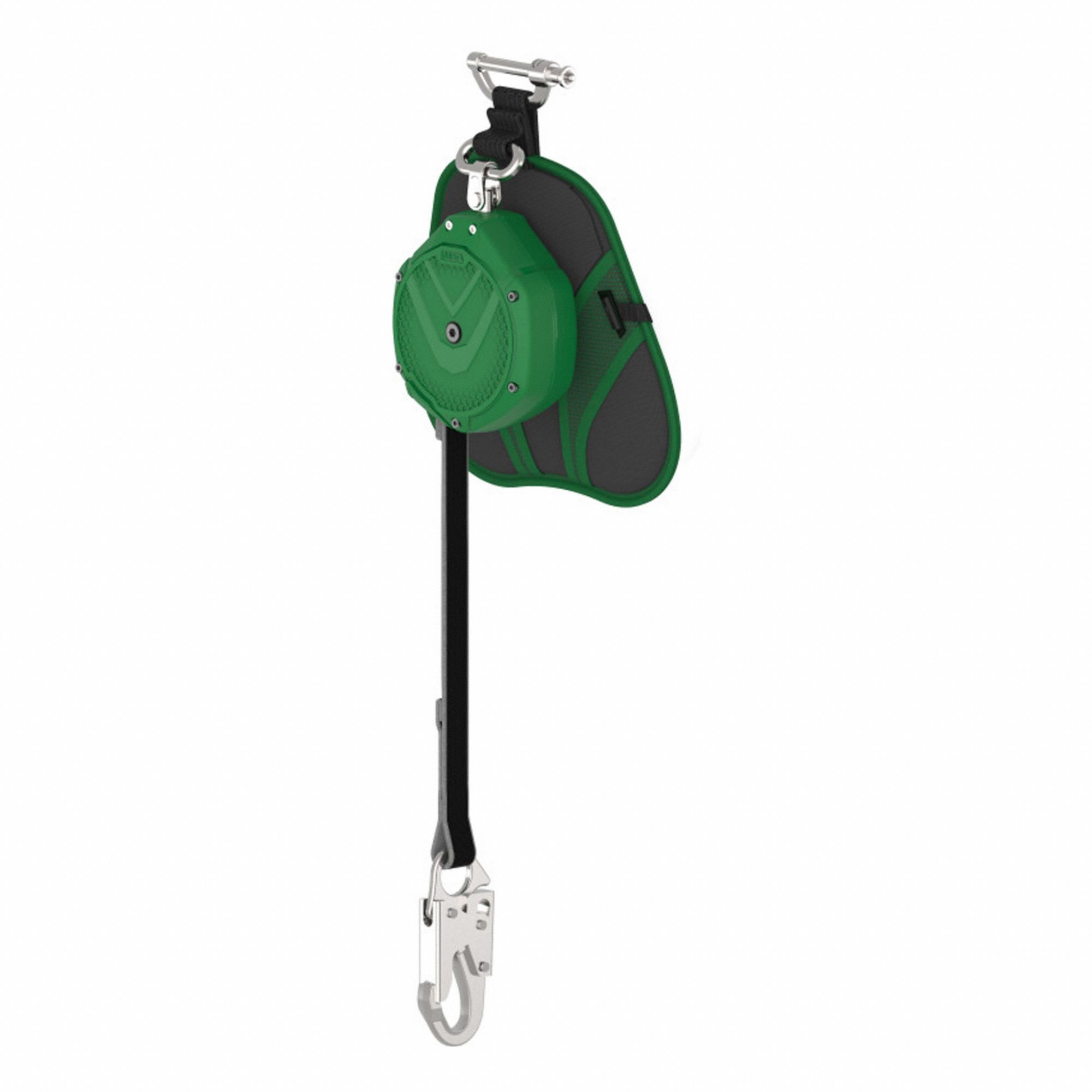 Self-Retracting Lifeline: Steel Snap Hook Anchor, Harness Aluminum Quick-Connect