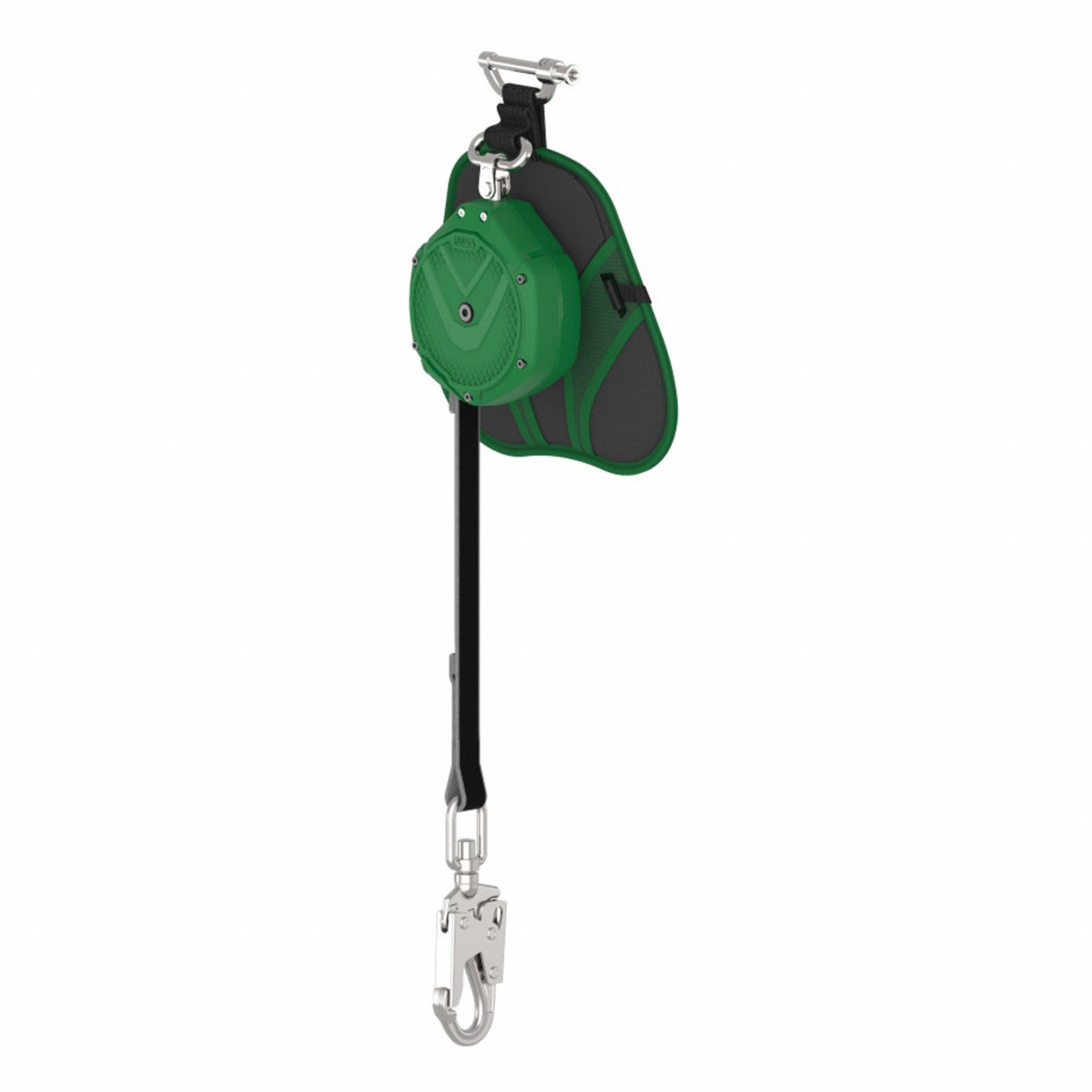 Self-Retracting Lifeline: Steel Snap Hook Anchor, Harness Aluminum Quick-Connect