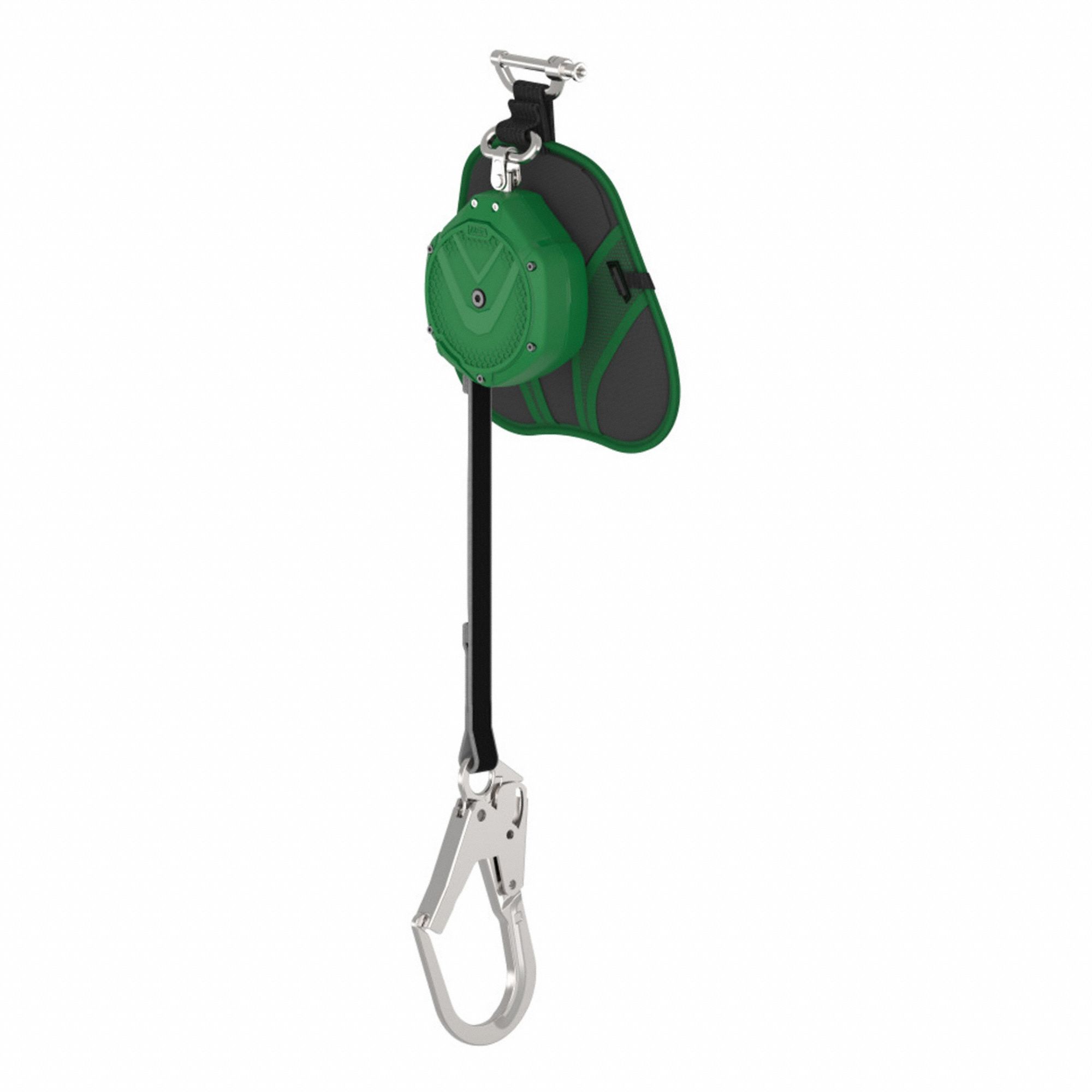 Self-Retracting Lifeline: 2 1/2 inSteel Rebar Hook Anchor, 10 ft Line, 310 lb Capacity