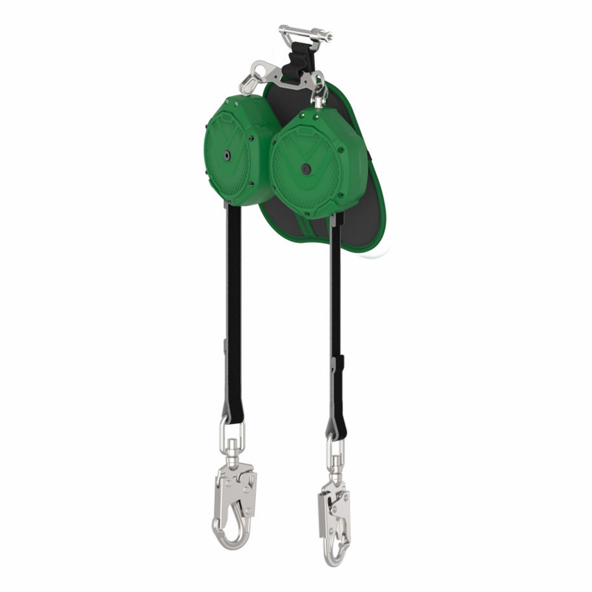 Self-Retracting Lifeline: Steel Snap Hook Anchor, Harness Aluminum Quick-Connect