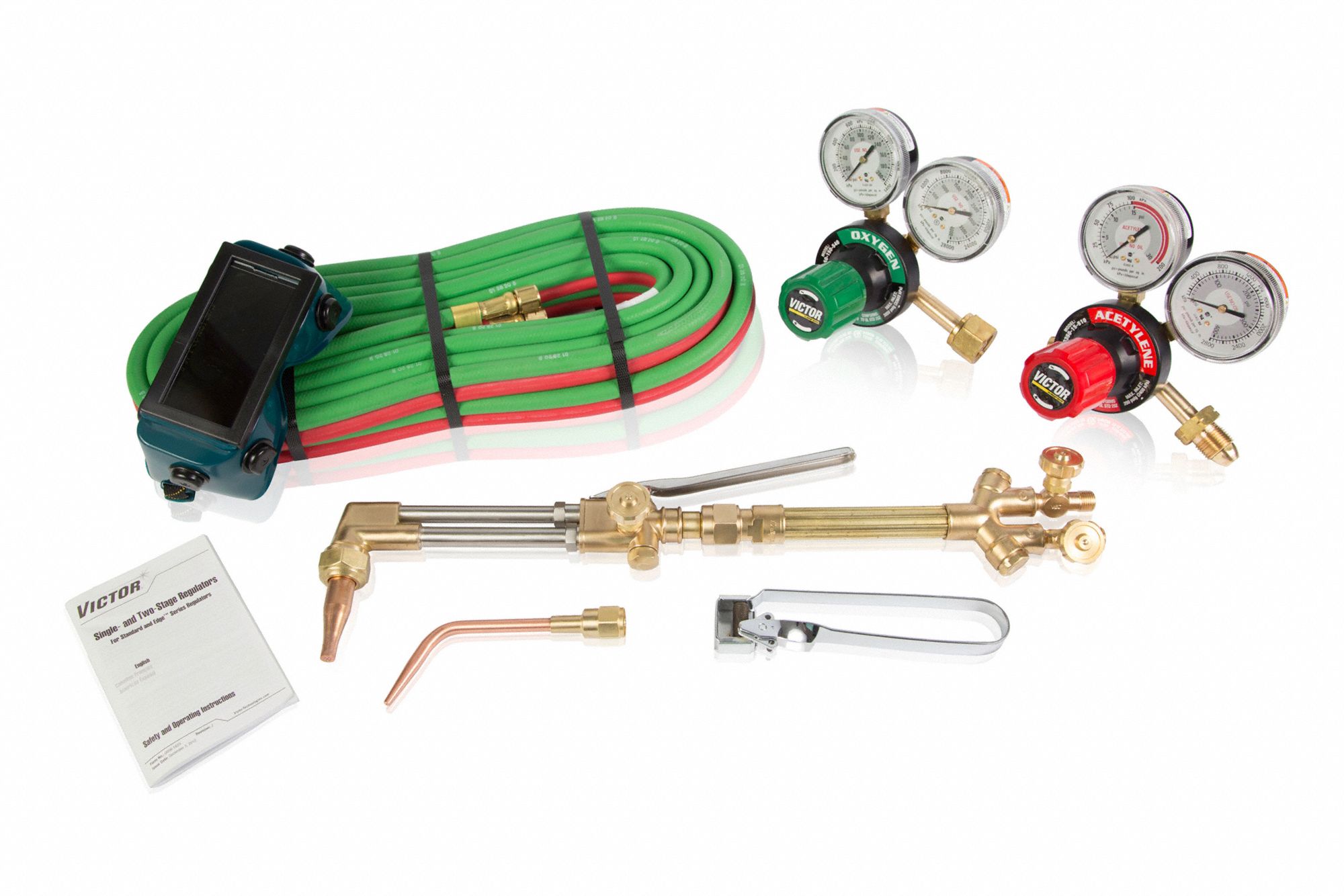 VICTOR CUTTING WELDING OUTFIT, ACETYLENE, CGA 510, CA4111 OxyFuel Torch Kits VTW03842698