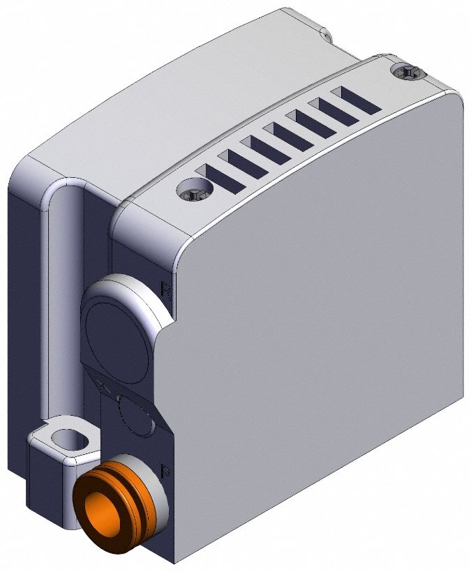 Side End Plate: 0.1 MPa to 0.7 MPa, -10°C to 50°C, 2 Ports, VVQC1000-3A-1-N9-S, VQC1000/2000 Series