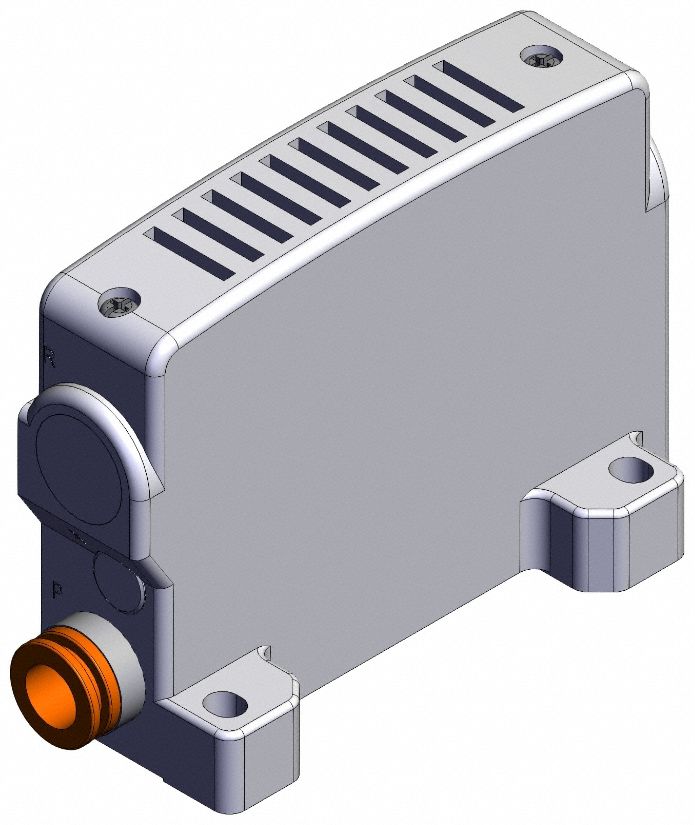 Side End Plate: 0.1 MPa to 0.7 MPa, -10°C to 50°C, 2 Ports, VVQC2000-2A-1-N11-S, VQC1000/2000 Series