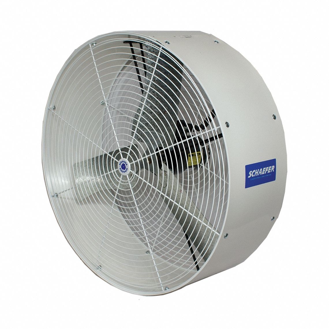 Standard-Duty Industrial Fan: 36 in Blade Dia, 11, 400 cfm, 115/230V AC, 1/2 hp Motor HP