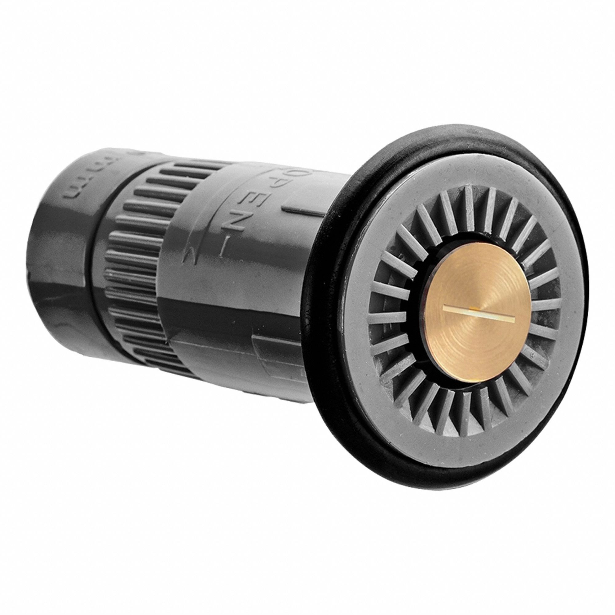 Fire Hose Nozzle, 100 psi, Black