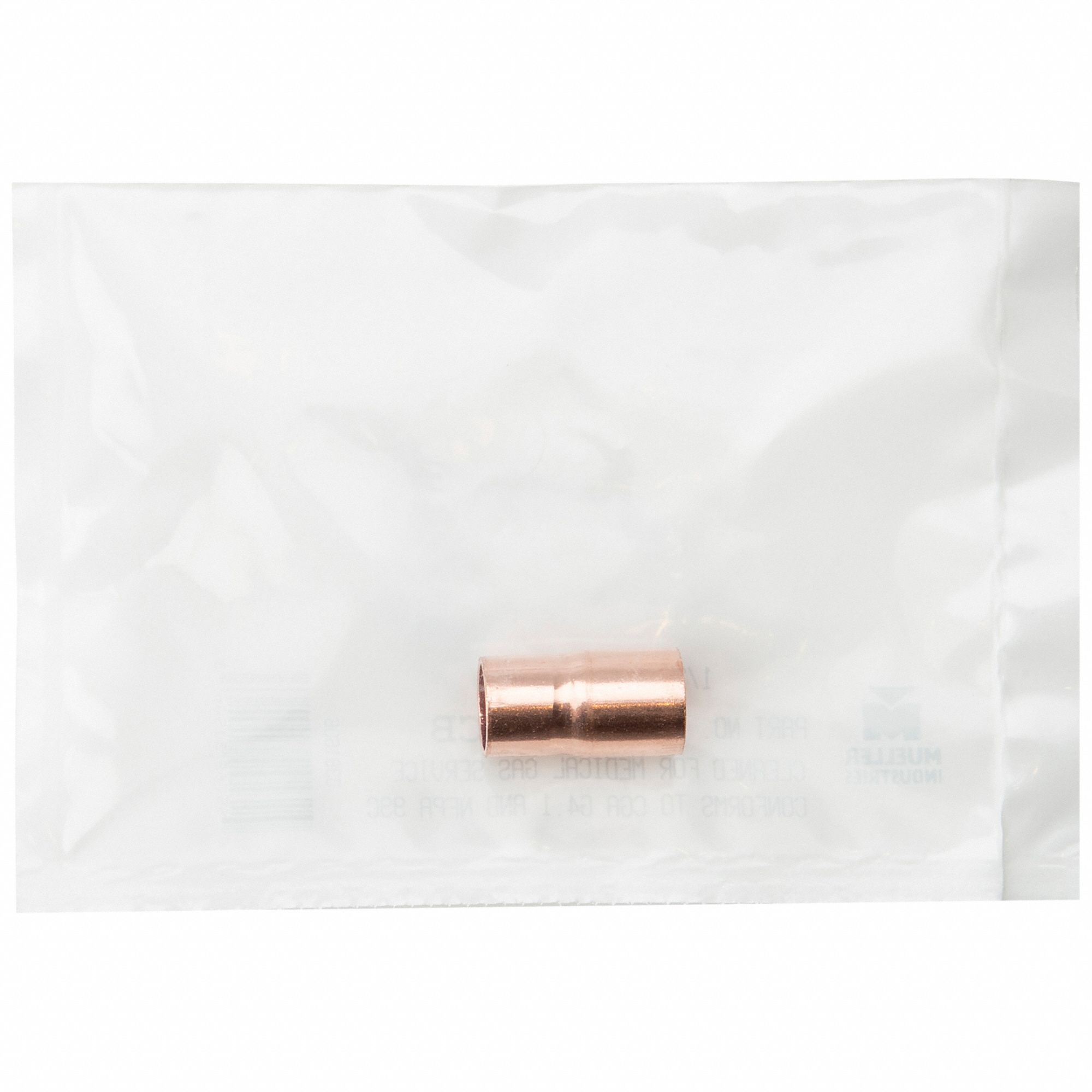 Sweat Fitting Adapter: 1 in CTS x 3/4 in CTS, FTG x Cup, No Center Stop, Wrot Copper