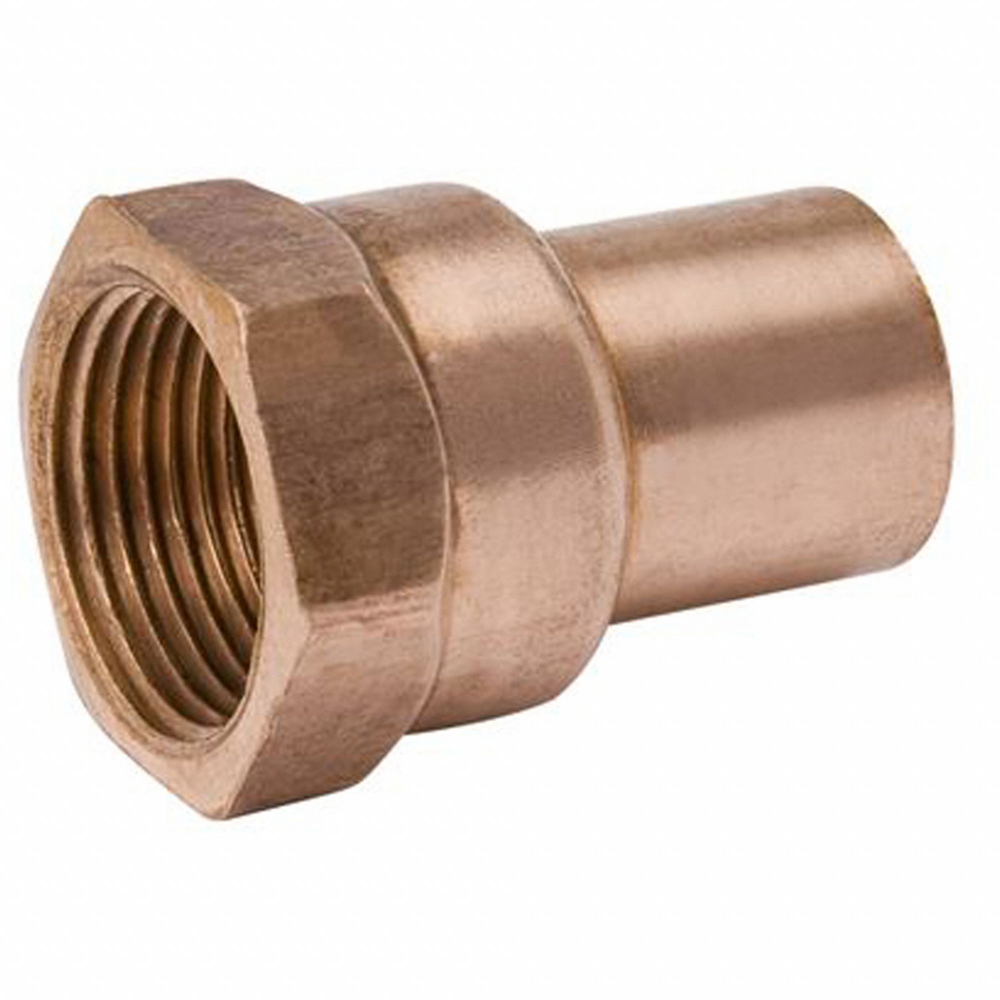 Wrot Copper, FTG x FNPT, Solder to Pipe Adapter 5UGC8W 01563 Grainger