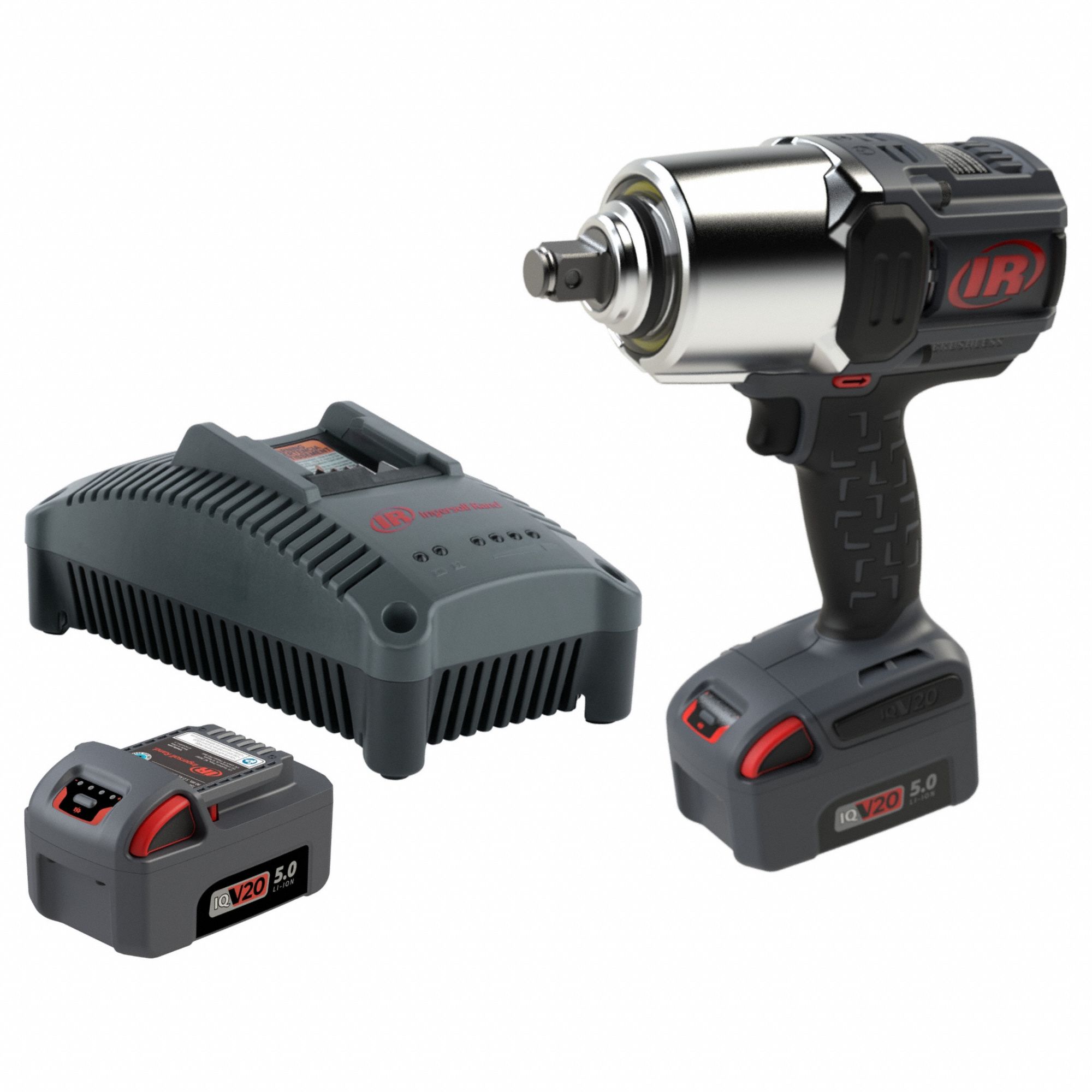 Impact Wrench: 3/4 in Drive Size, 2, 000 ft-lb Fastening Torque, Brushless, IQV20™