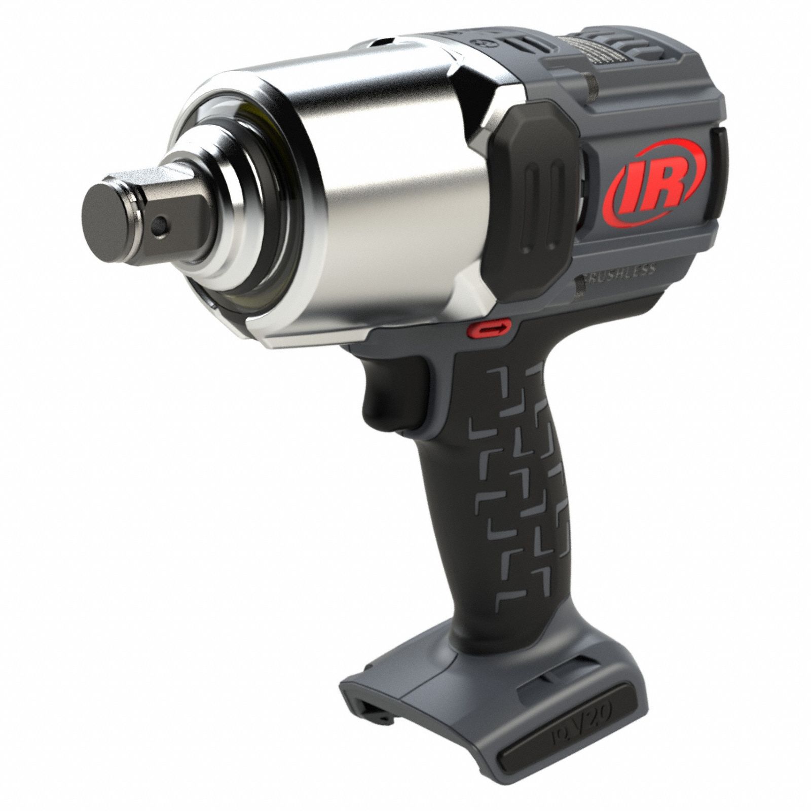 Impact Wrench: 1 in Drive Size, 2, 000 ft-lb Fastening Torque, Brushless, 20 V DC Volt