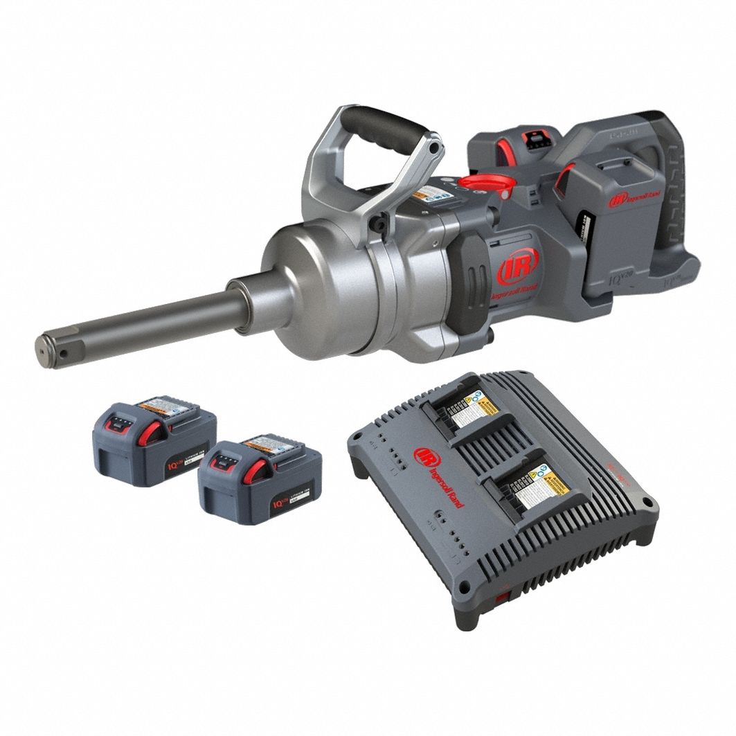 Impact Wrench: 1 in Drive Size, 180 ft-lb_400 ft-lb_2, 200 ft-lb Fastening Torque