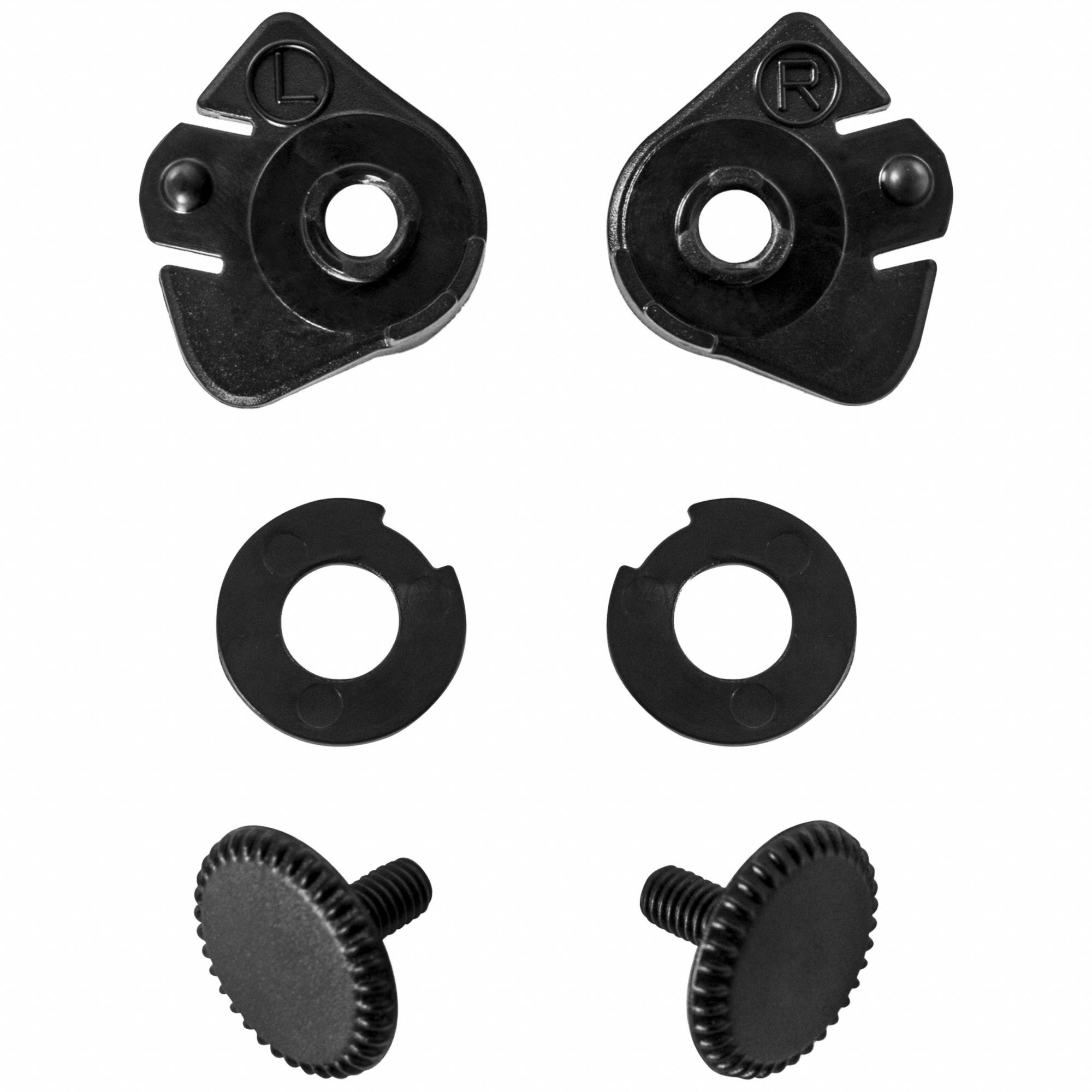KASK, Plastic, Black, Safety Helmet Visor Screw Kit 794A13WAC00005