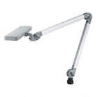 ARTICULATING ARM TASK LIGHT,CETL,1250 LM,100 TO 240V/16 W,GRY,ARM 31 IN L,CORD 10 FT L,AL/PLASTIC
