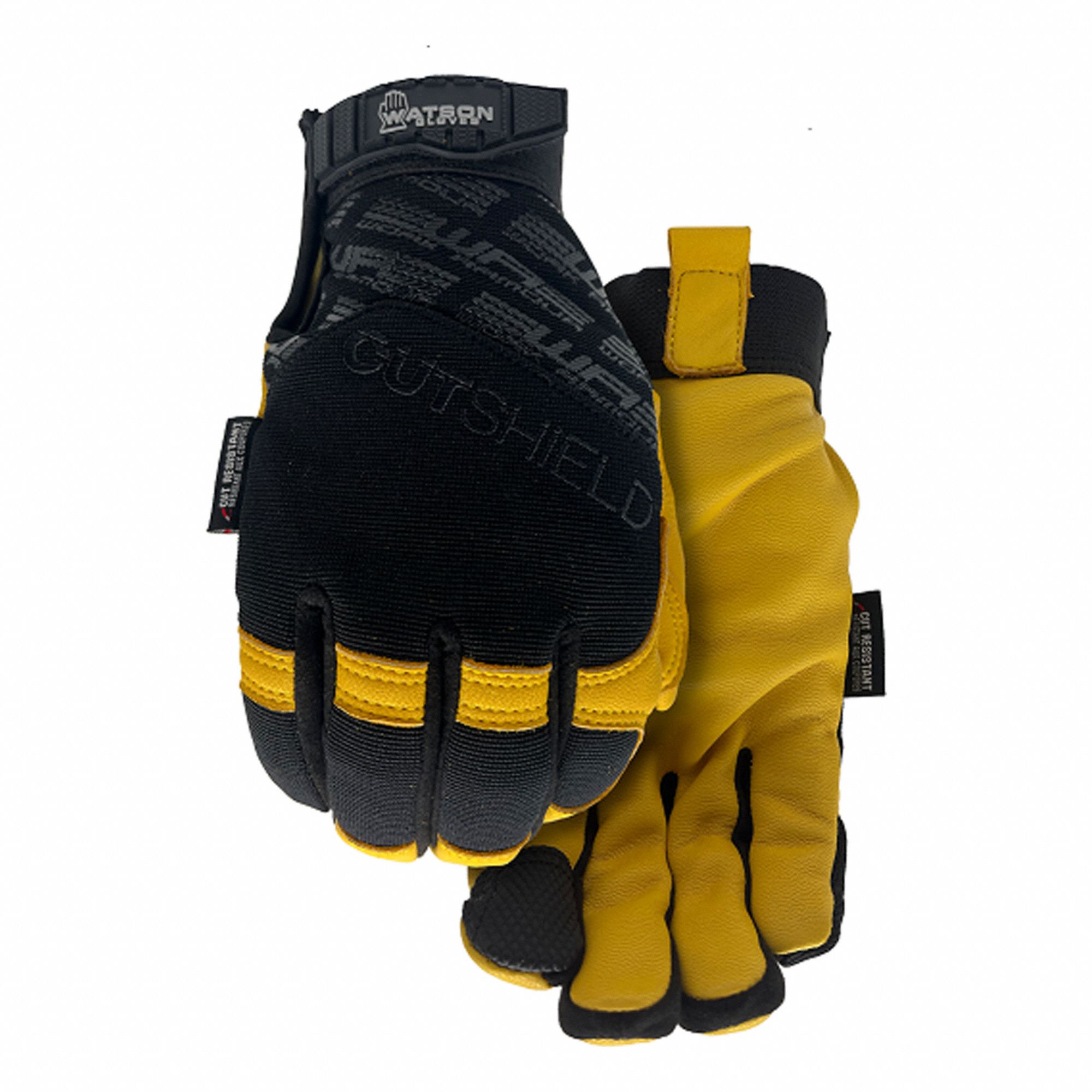 LEATHER GLOVES,CUT RESISTANT,XXL,PR