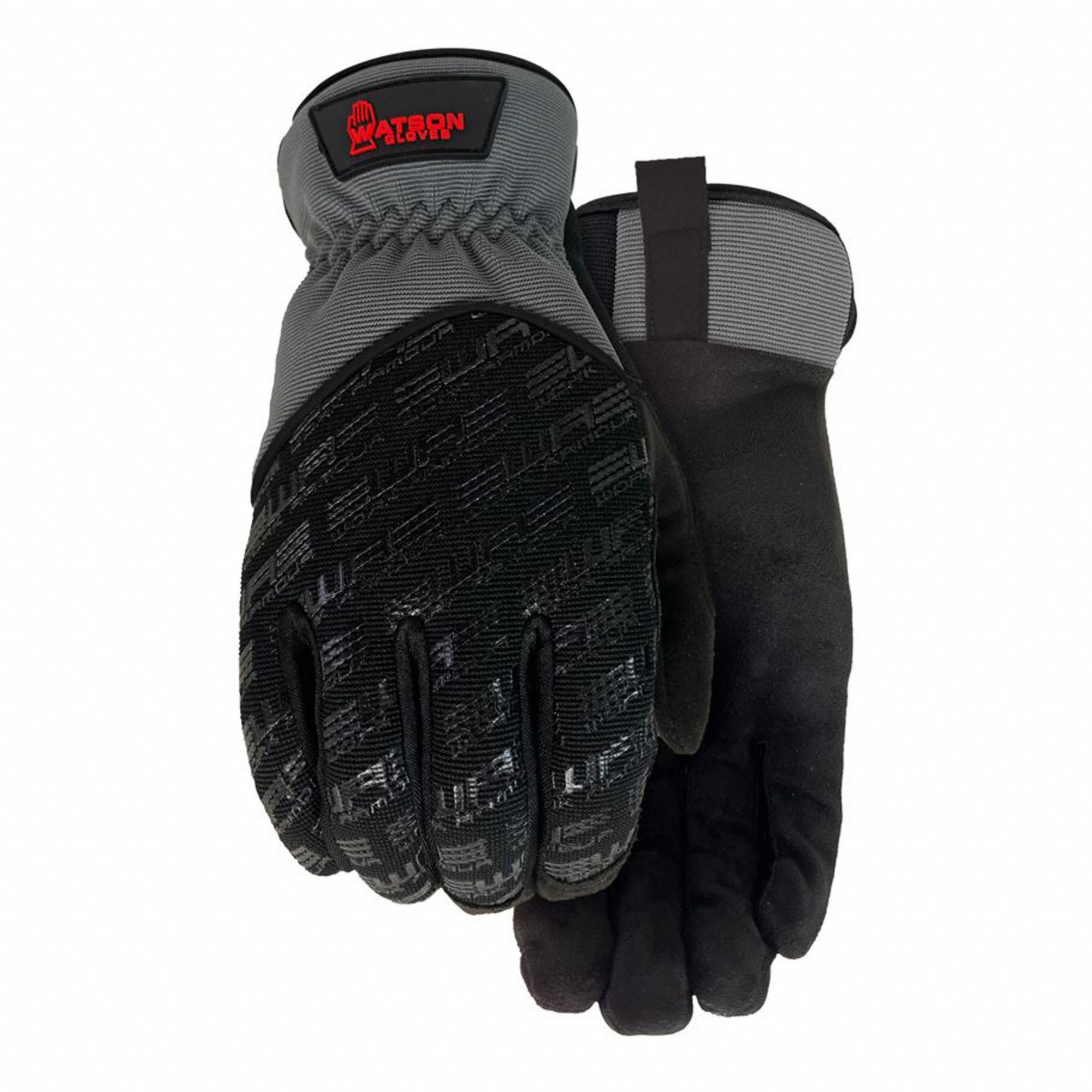 HIGH PERFORMANCE MECHANICS GLOVES, BLK, L, COATED PALM, ANSI/ISEA ABRASION 4/PUNCTURE 2