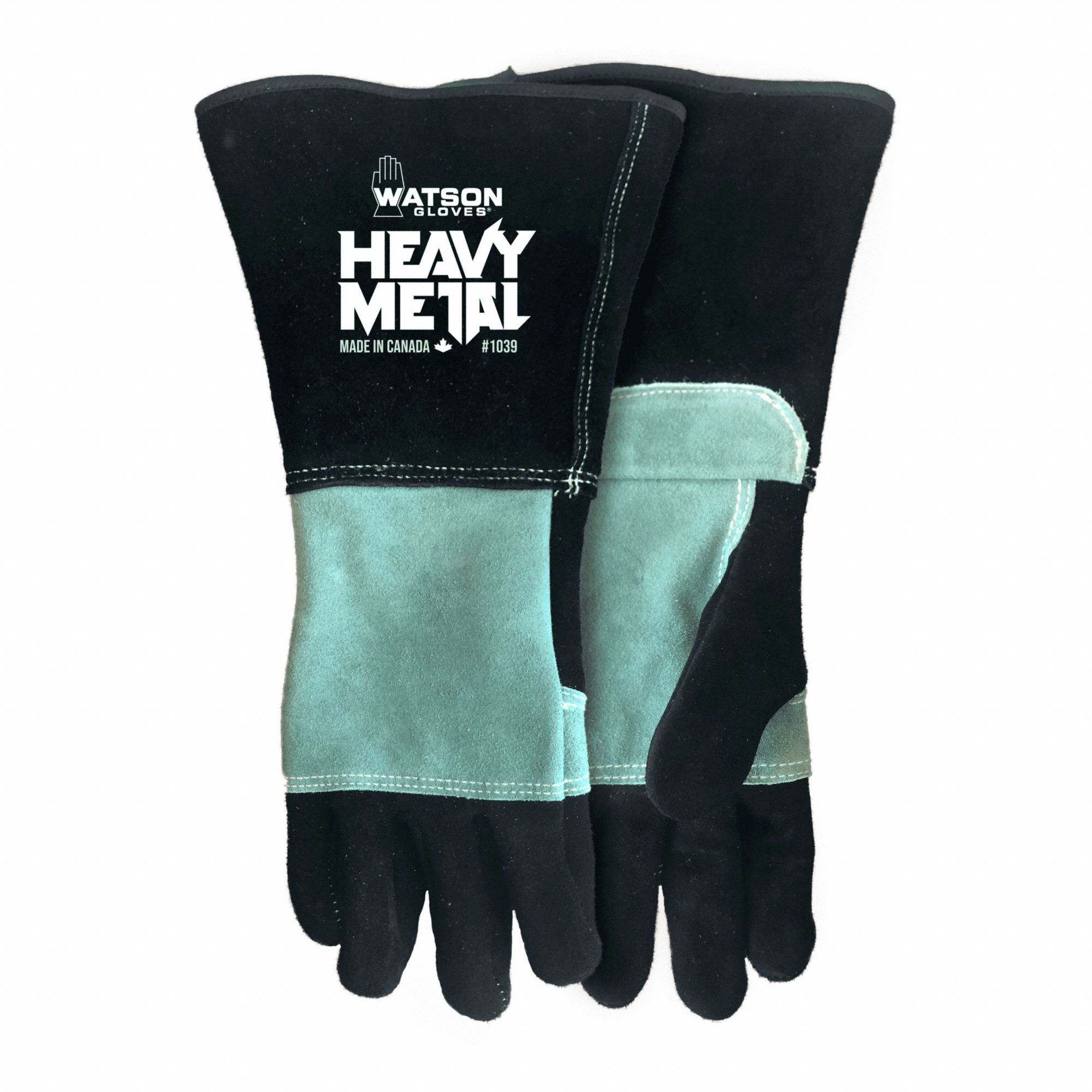 WELDING GLOVES, CUT-RESIST, SZ L/9, GREEN/BLACK, COWHIDE/ELKSKIN/KEVLAR/COTTON, PR