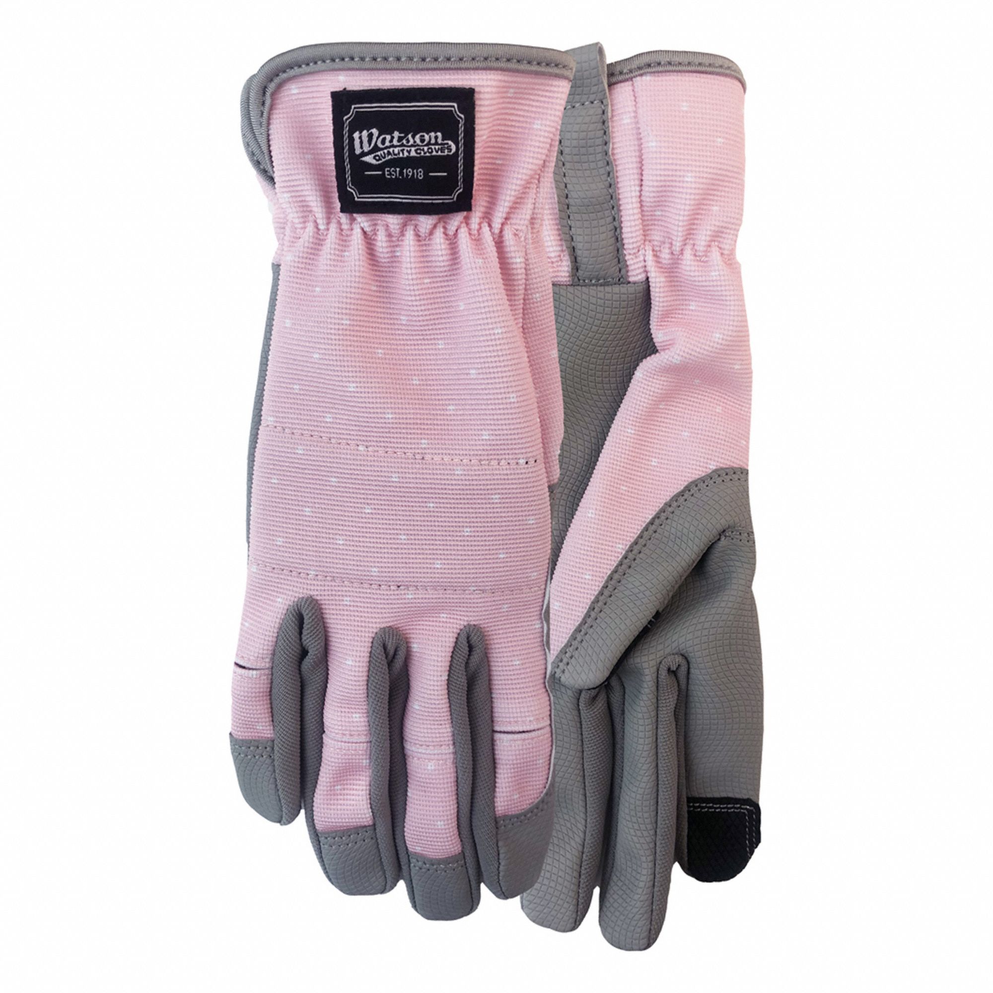 COATED GLOVES, S, PINK, 10 IN, WAVY POLYURETHANE