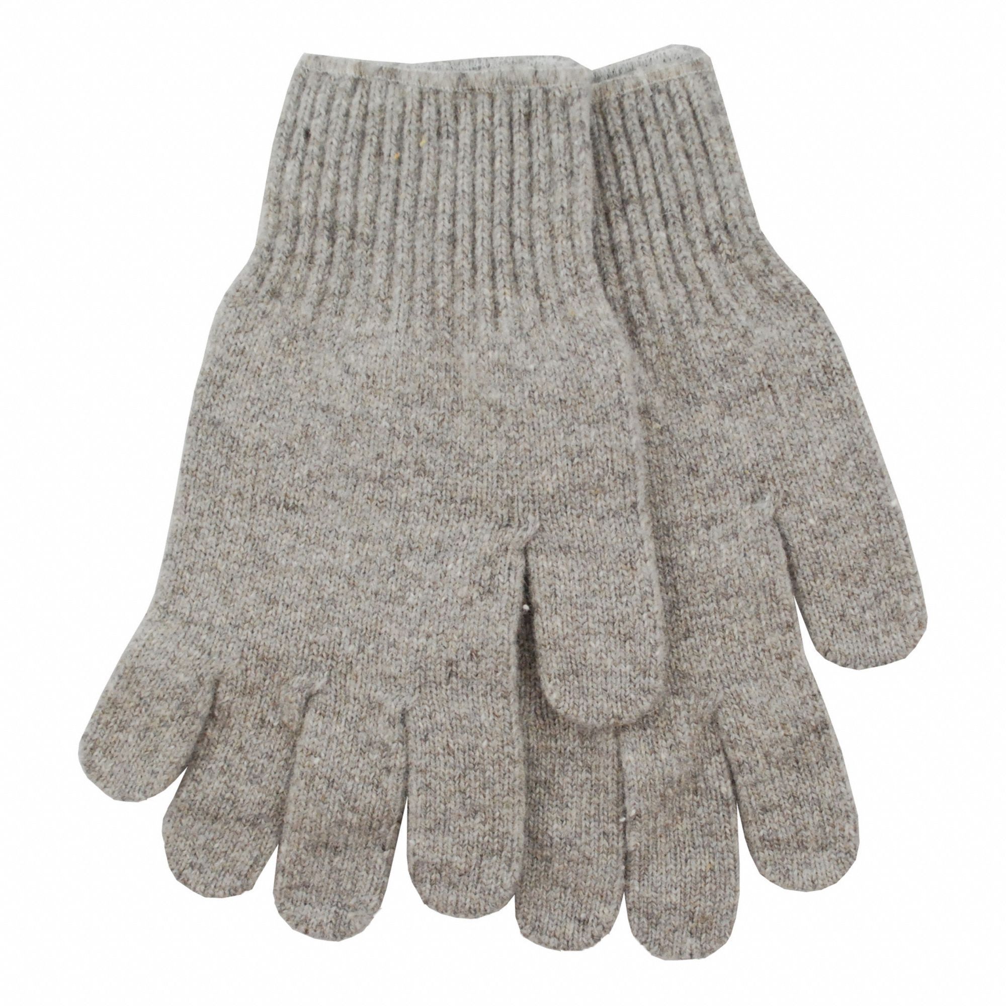 WOOLY MAMMOTH GLOVES, GREY, UNIVERSAL, STRAIGHT THUMB, KNIT CUFF, 9 IN LENGTH
