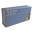 DISP GLOVES, 11 IN L/3 MIL THICK, SIZE 9/L, ICE BLUE, NITRILE, BX 100