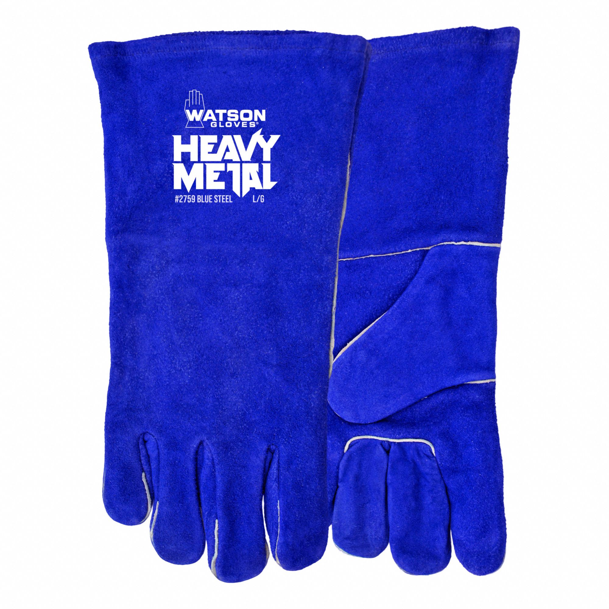 GANTS DE SOUDAGE,COUPE GUNN/POUCE AILÉ,BLEU,CR VCHTTE/POLAIRE DE COT/DOUBLURE,PR