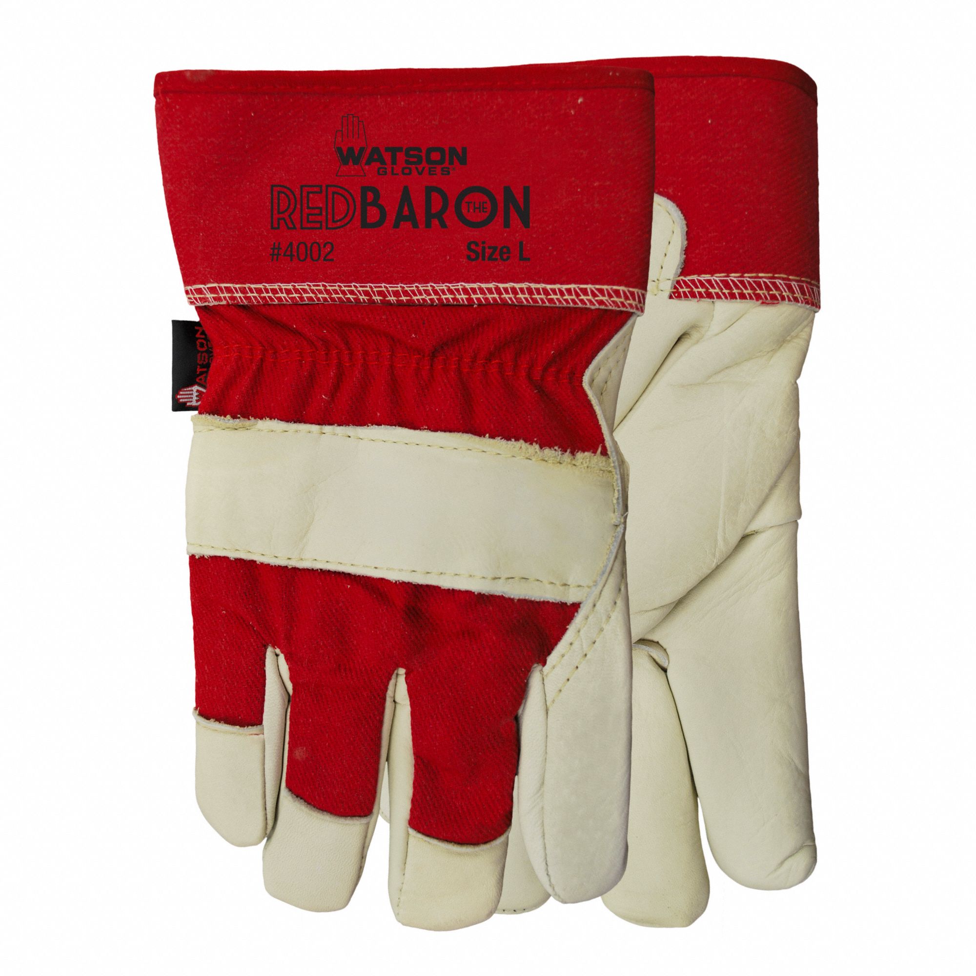 GANT RED BARON, NON DOUBLÉ, POIGNET FRONCÉ, MANCHETTE ENFILER, TG TG/10, CUIR VACHETTE/COTON, PR