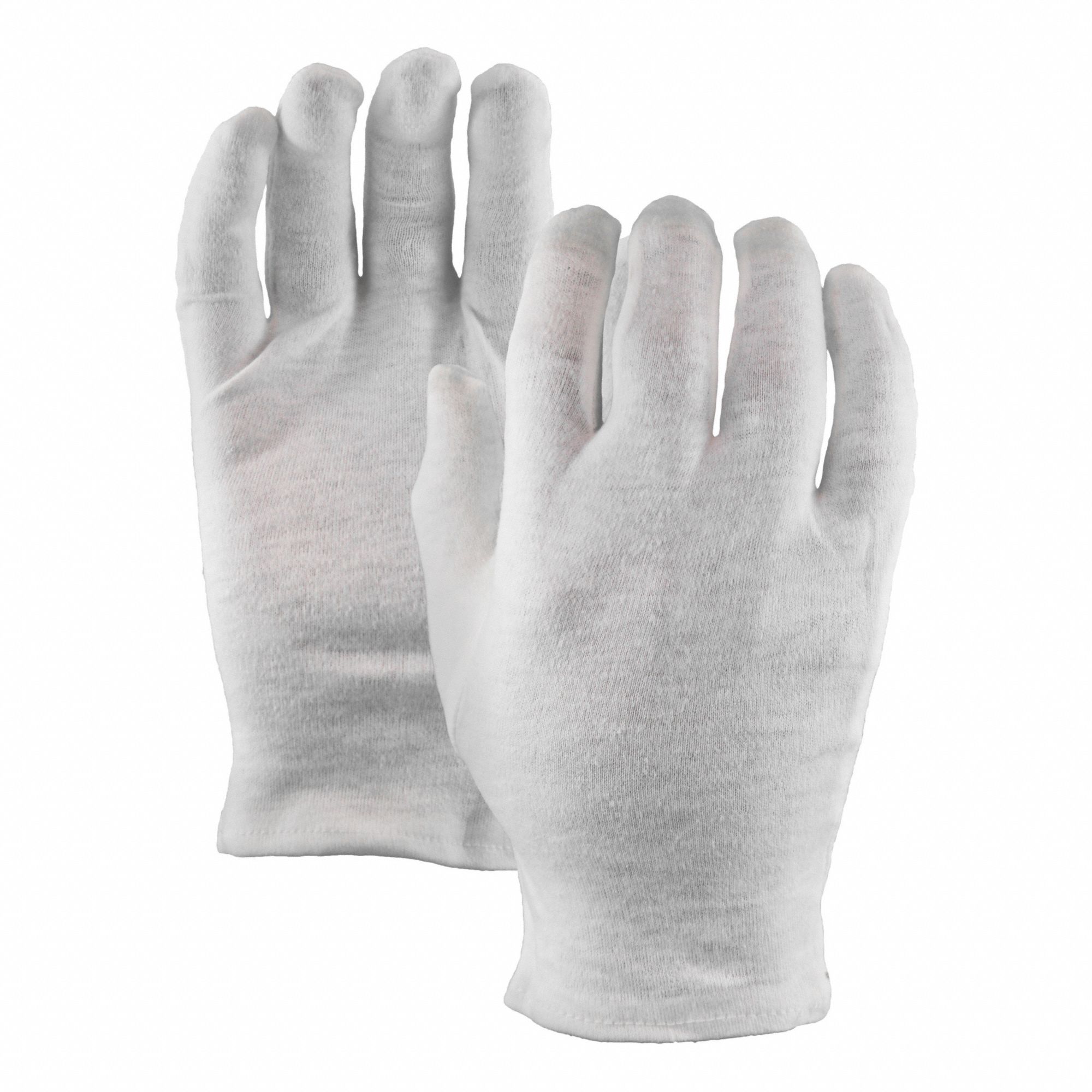 MAITRE'D GLOVES, WHITE, L, SLIP-ON CUFF, COTTON