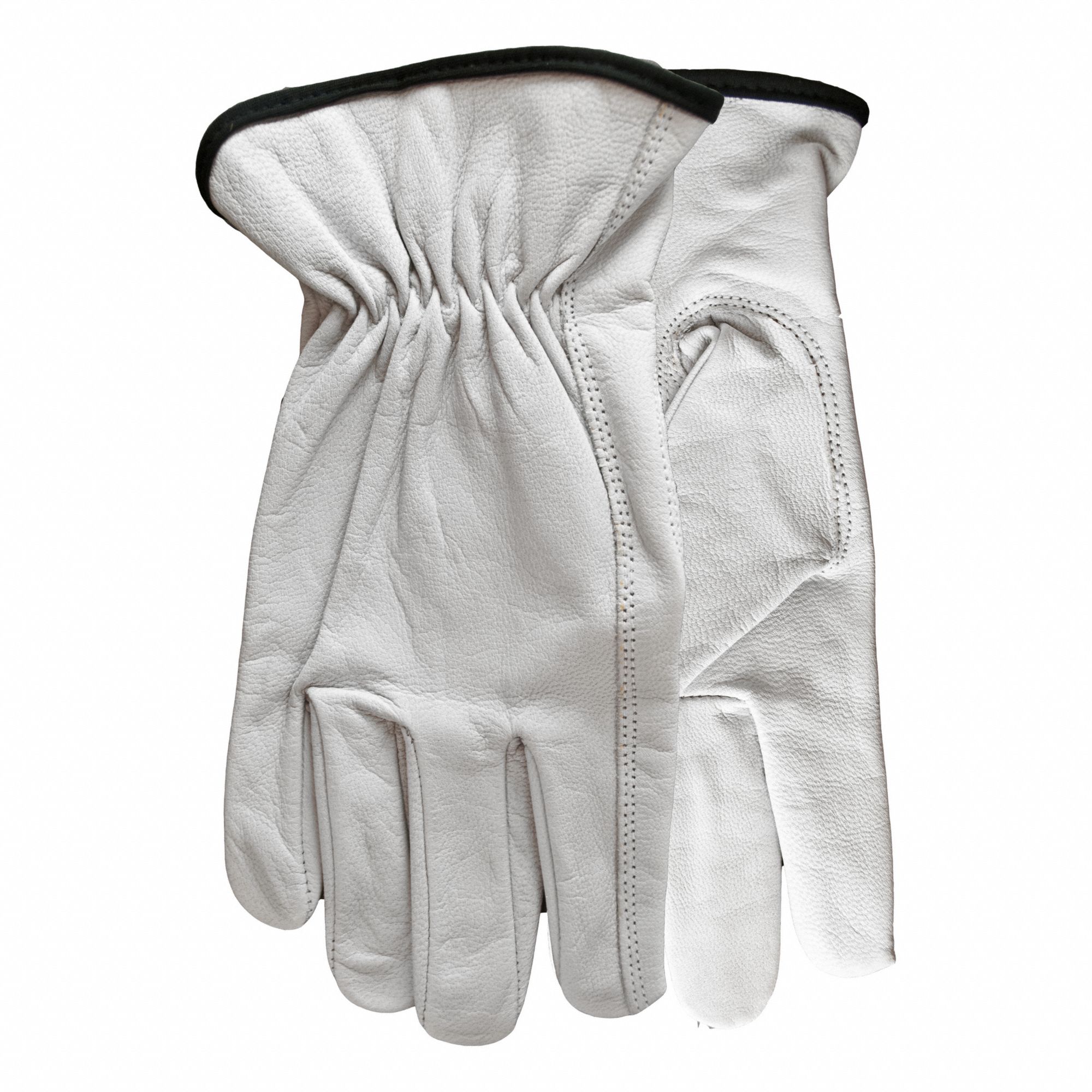 DRIVER GLOVE, UNLINED, KEYSTONE THUMB, SHIRRED SLIP-ON CUFF, SZ X-SMALL/6, PREMIUM GOATSKIN, PR