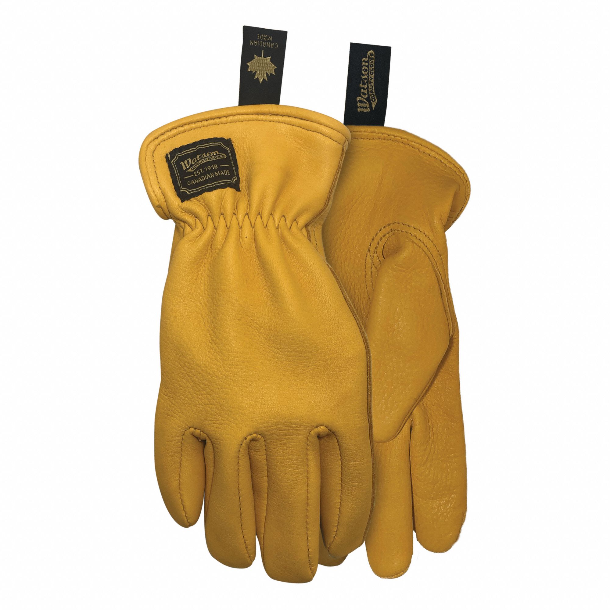 GANTS, MANCHETTE ENFILER, TAILLE P, JAUNE, PEAU DAIM, PR