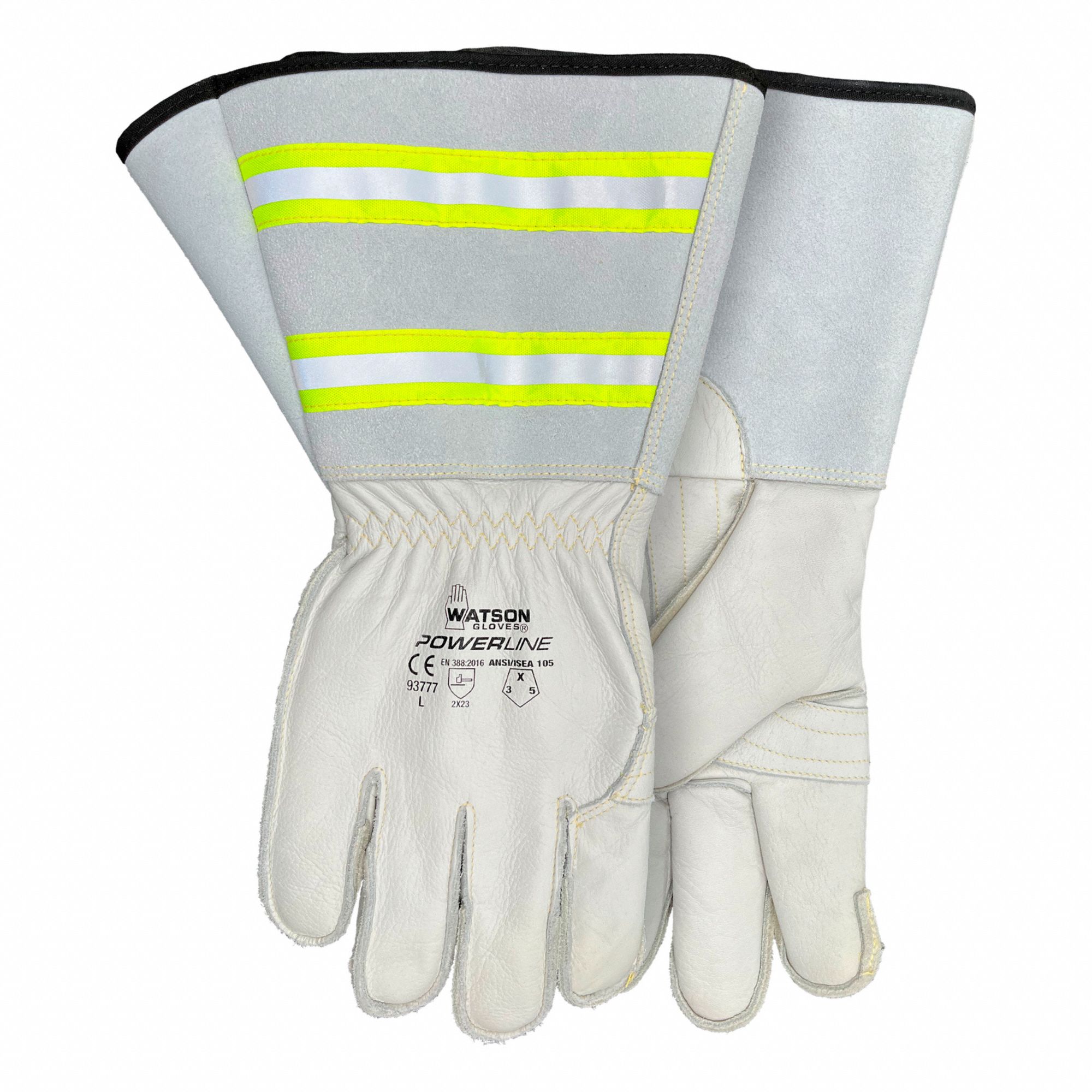 CIRCUIT BREAKER , WHITE, 2XL, COWHIDE, GAUNTLET CUFF, THINSULATE C100
