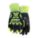 GLOVES, COATED, STEALTH, FLAT FINISH, FULL COVERAGE, HI-VIS, SEAMLESS KNIT, S, BLK/GRN, NITRILE