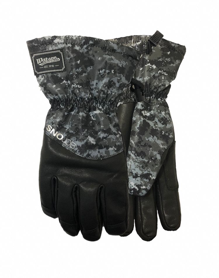 COLD PROTECTION GLOVES, GAUNTLET CUFF/GUNN CUT, SIZE LARGE/9, BLACK, TALSON/FOAM