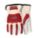 GLOVES, ABRASION-RESISTANT, GUNN, UNCOATED, SIZE SMALL/8, 9 1/2 IN L, RED/WHITE, GOATSKIN