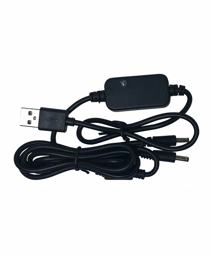 USB-HEATED GLOVE CHARGER CABLE, SUB-ZERO, BLACK