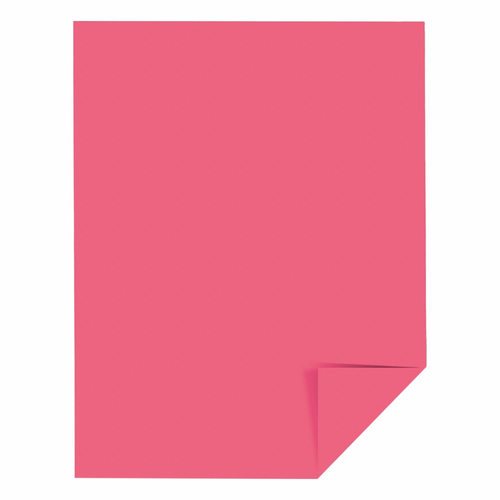 Color Paper: 24 lb, 8-1/2 x 11 in, Letter, Plasma Pink™, Smooth, 500 PK