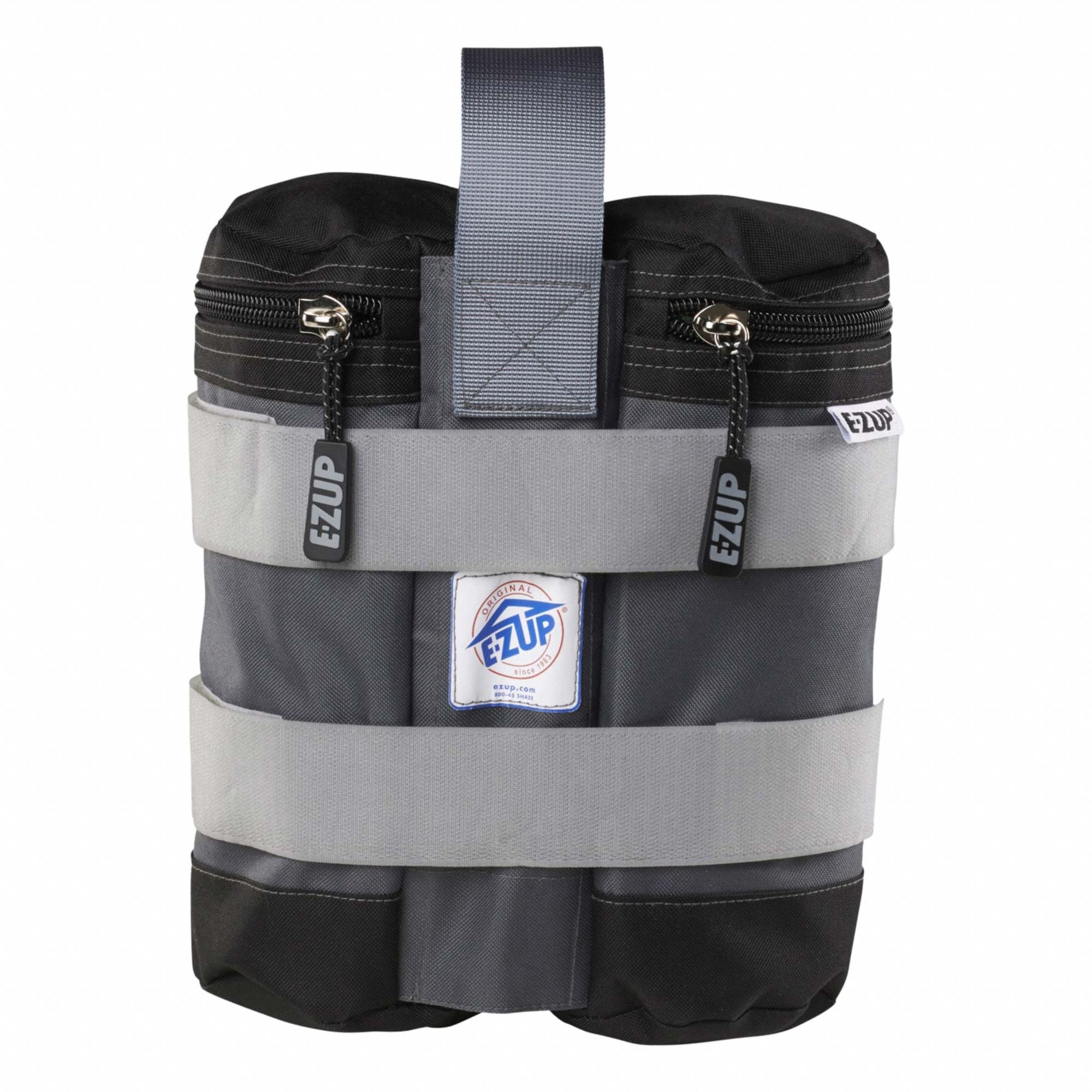 Weight Bag: Gray, Polyester, 18 in Overall Lg, (4) Wt Bags