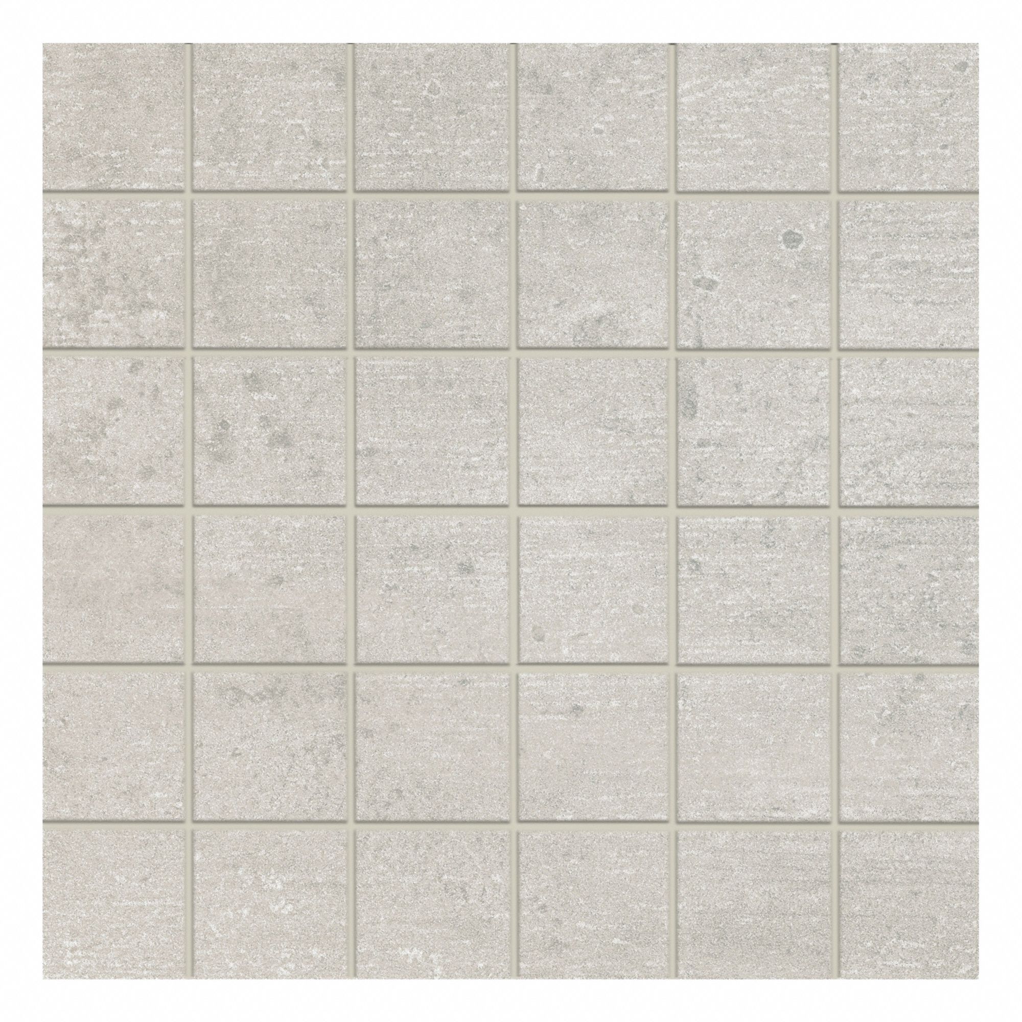 Floor Tiles: 12 in Lg, 12 in Wd, Concrete Dove, Mosaic, Unpolished, Concrete, Rounded