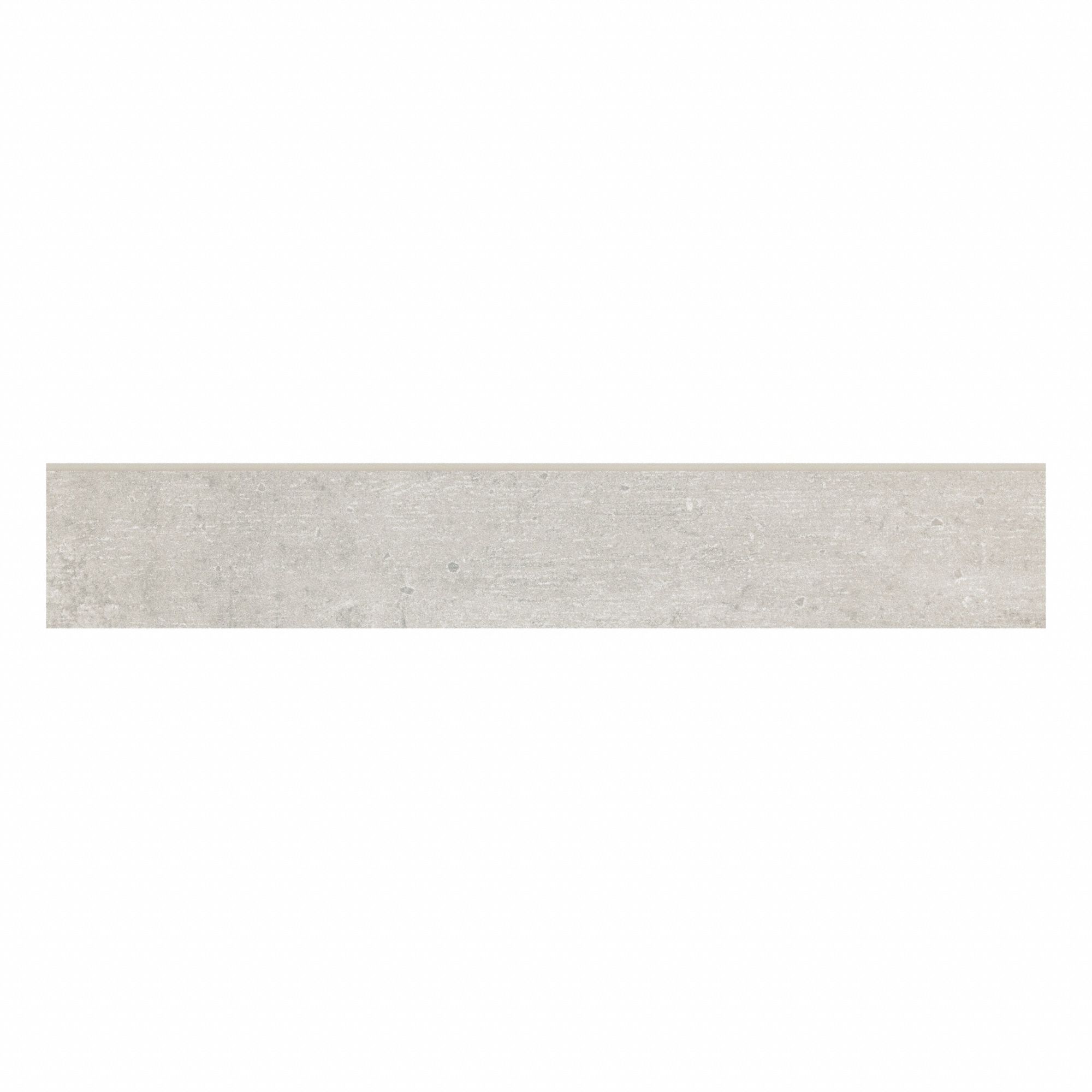 Floor Tiles: 23 7/8 in Lg, 3 7/8 in Wd, Concrete Dove, Trim, Bullnose, Unpolished