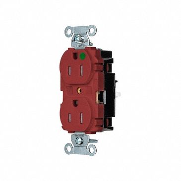 RECEPTACLE,1/2 HP,125V AC,NEMA 5-15R