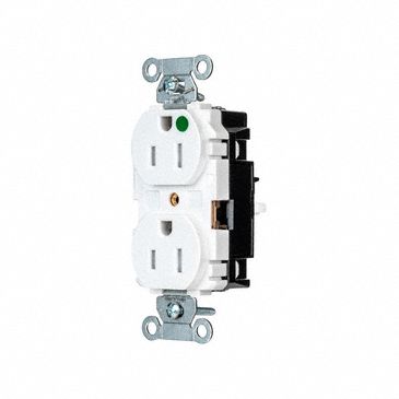 RECEPTACLE,1/2 HP,125V AC,NEMA 5-15R