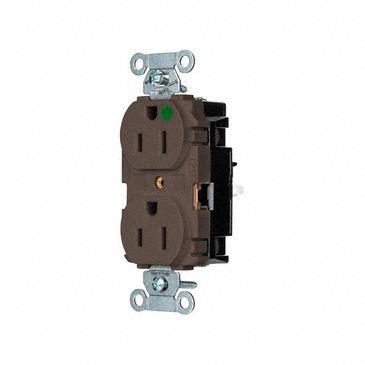 RECEPTACLE,1/2 HP,125V AC,NEMA 5-15R